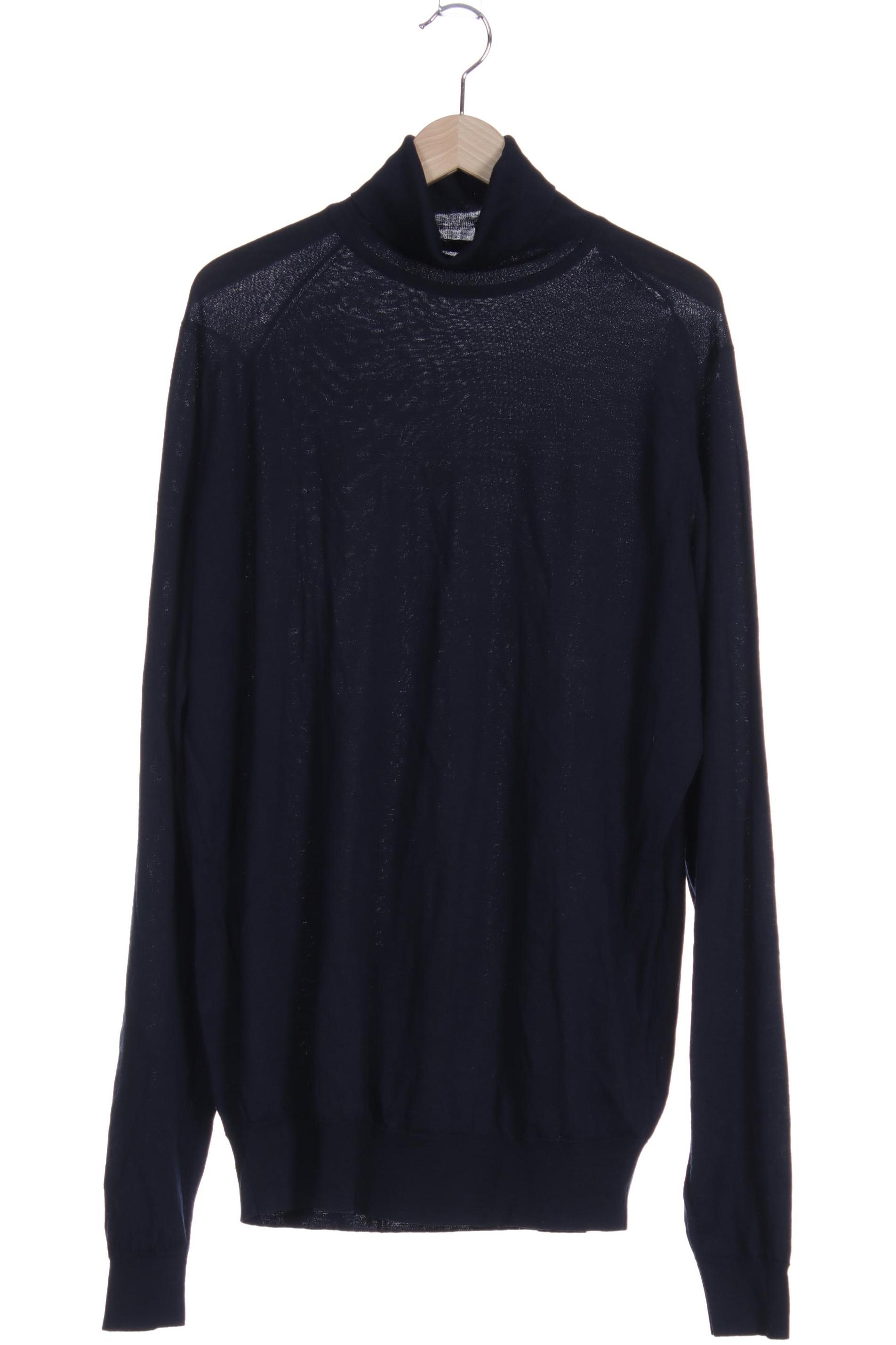 

John Smedley Herren Pullover, blau, Gr. 56