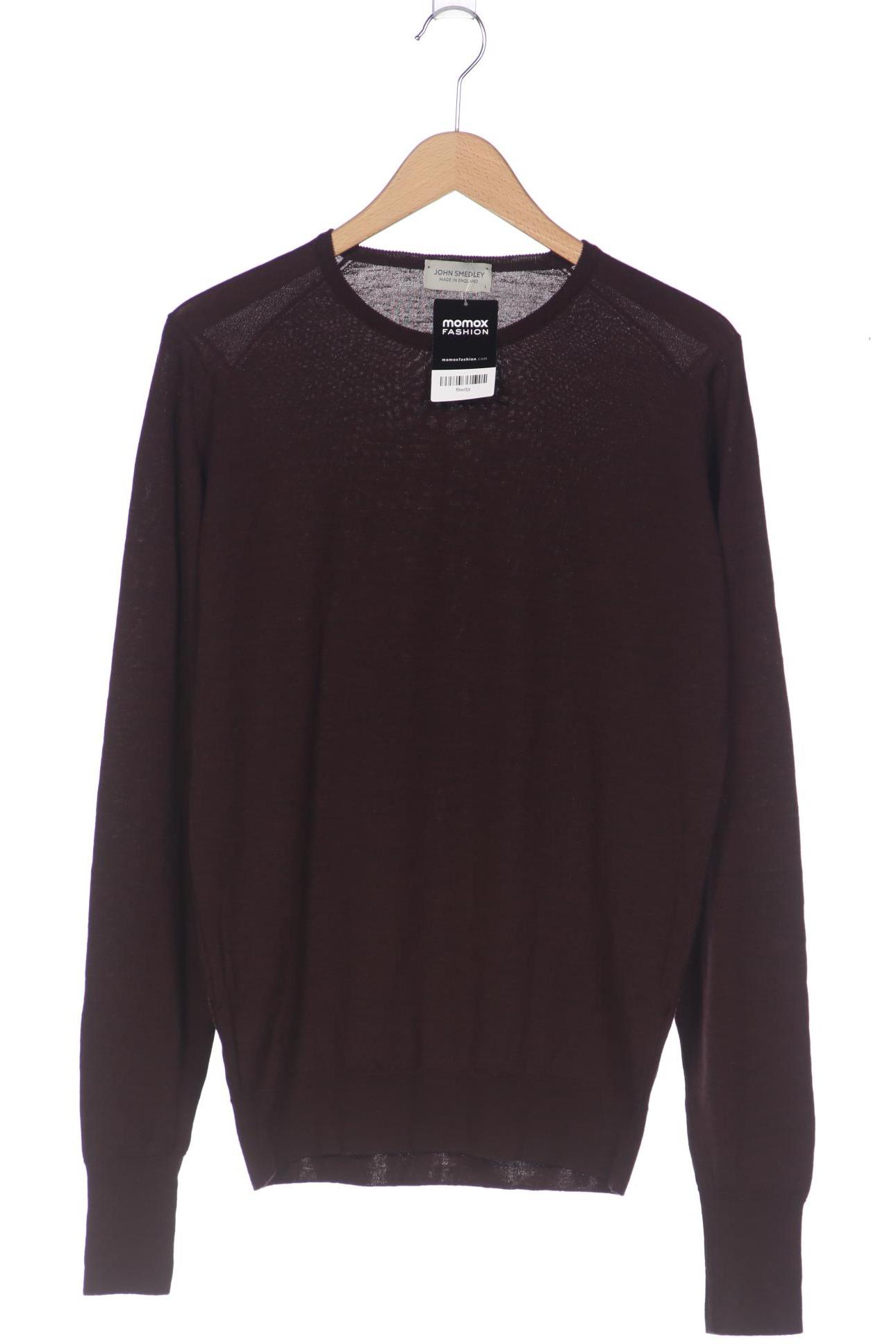 

John Smedley Herren Pullover, braun, Gr. 52