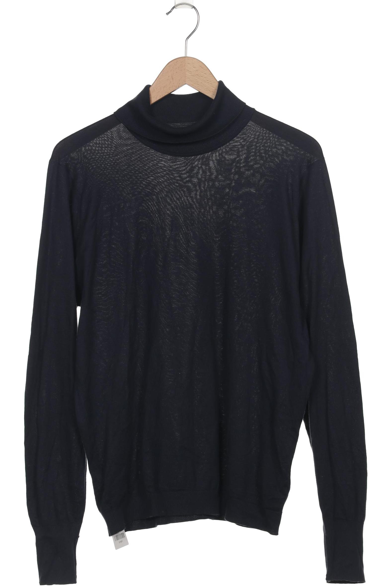 

John Smedley Herren Pullover, marineblau, Gr. 48
