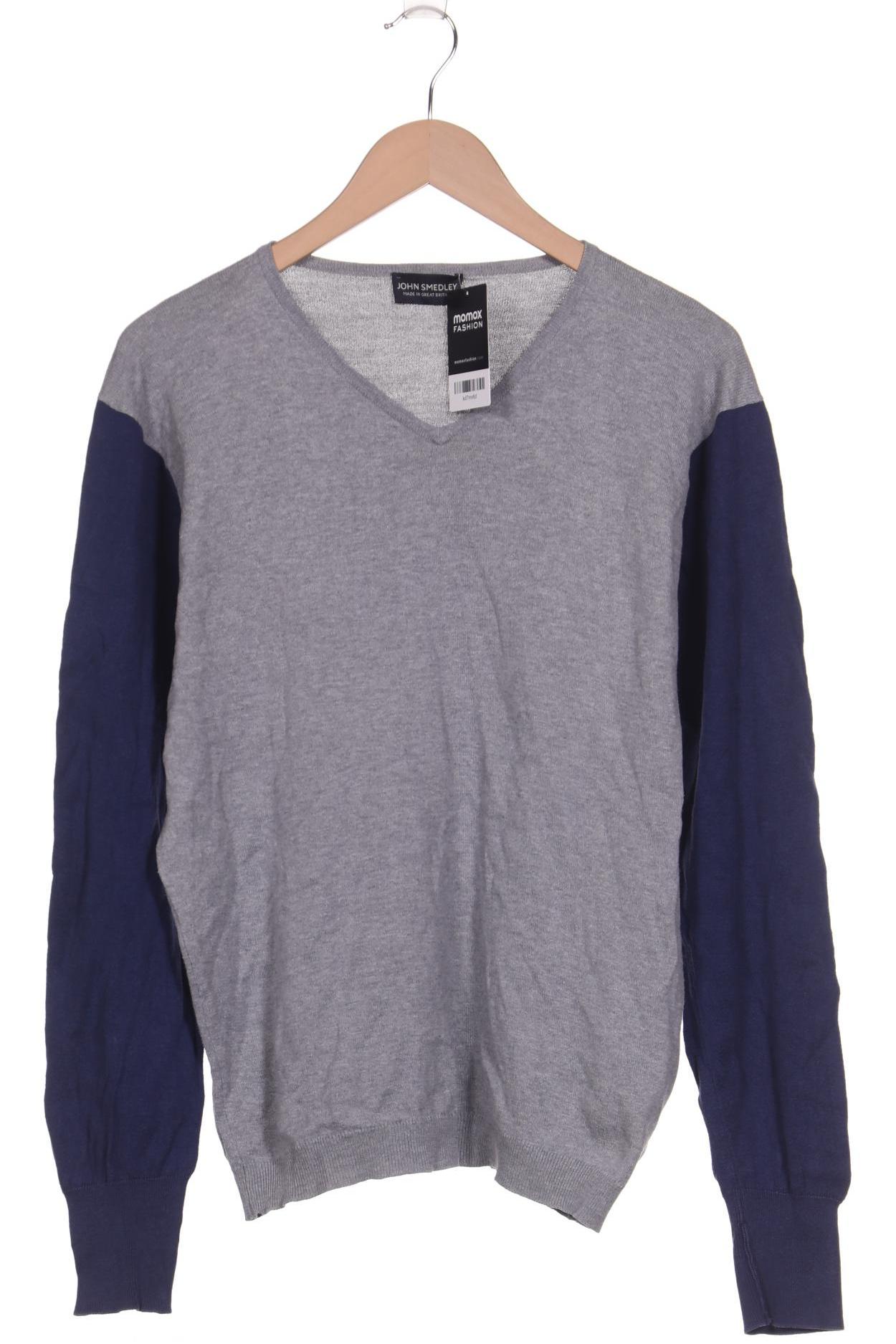 

John Smedley Herren Pullover, grau, Gr. 52