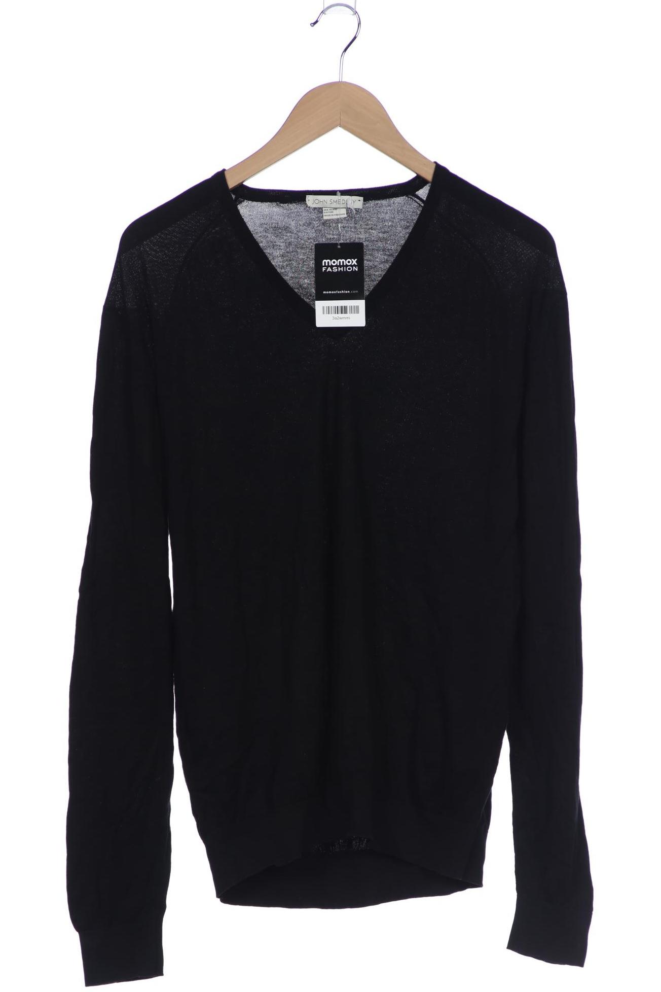 

John Smedley Herren Pullover, schwarz, Gr. 52