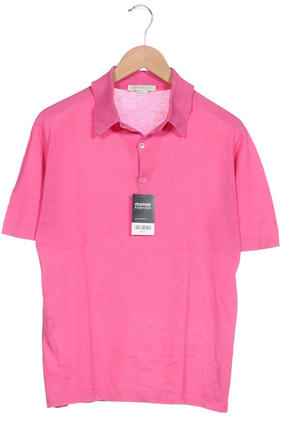 

John Smedley Herren Poloshirt, pink