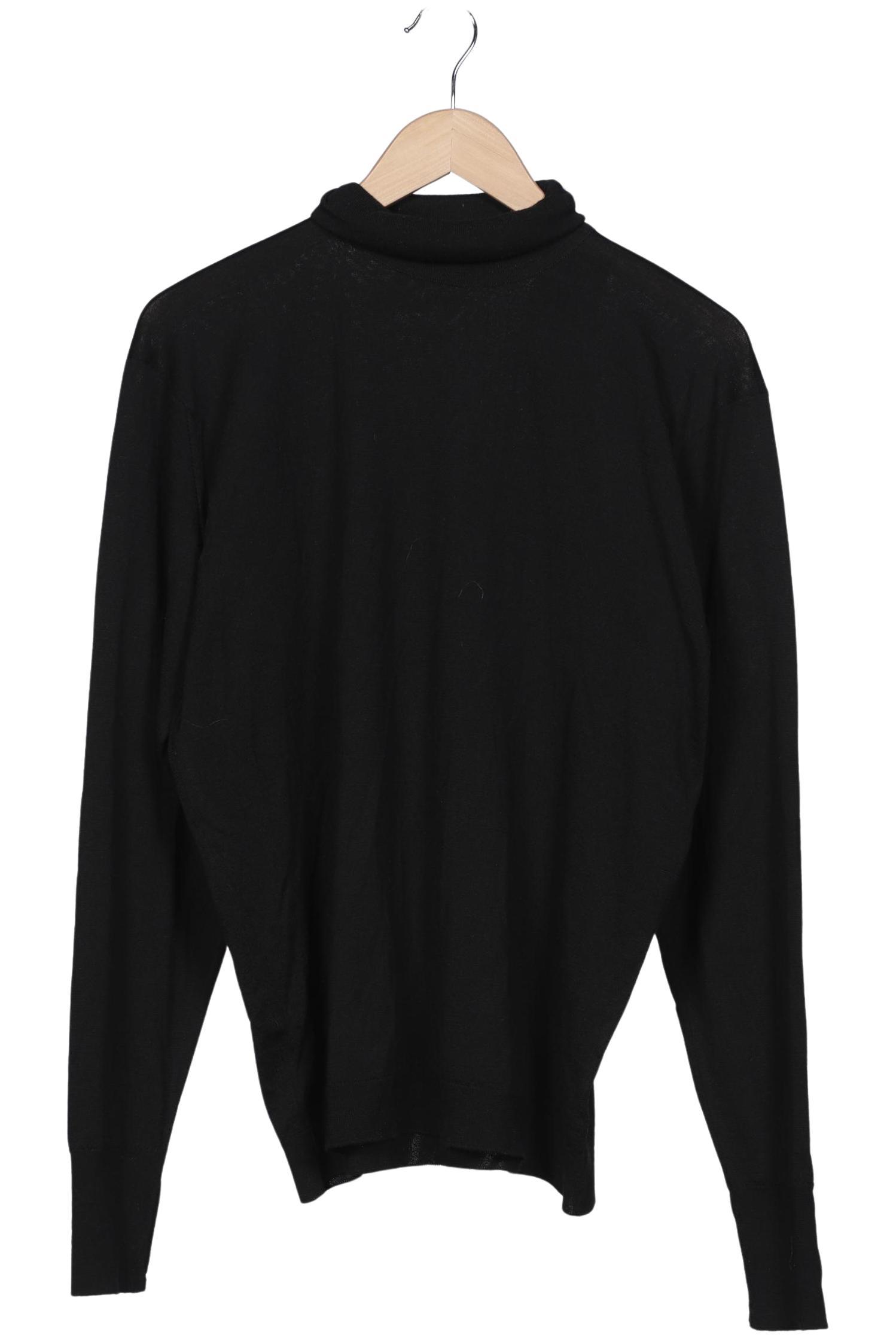 

John Smedley Herren Pullover, schwarz, Gr. 54