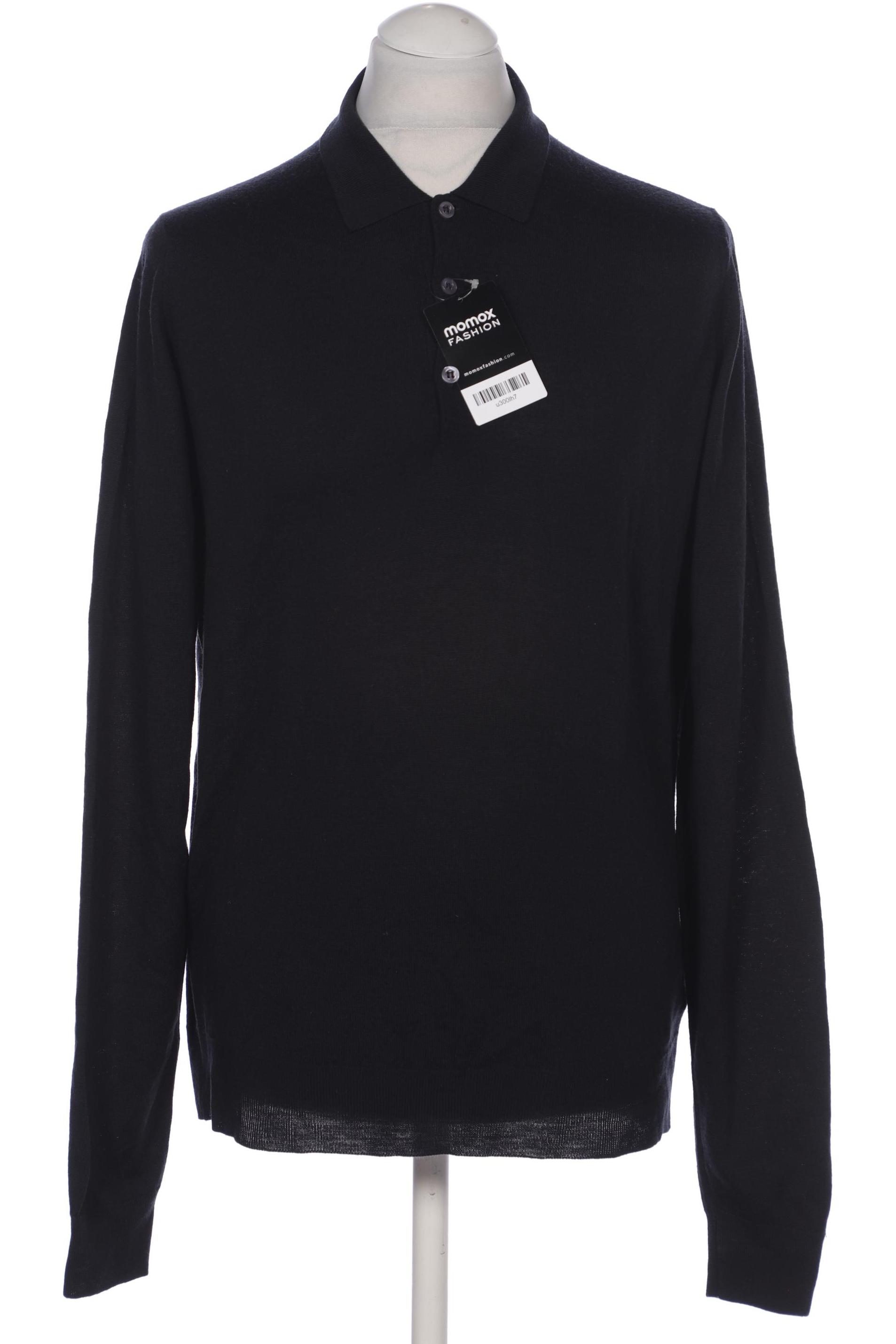 

John Smedley Herren Pullover, schwarz, Gr. 52