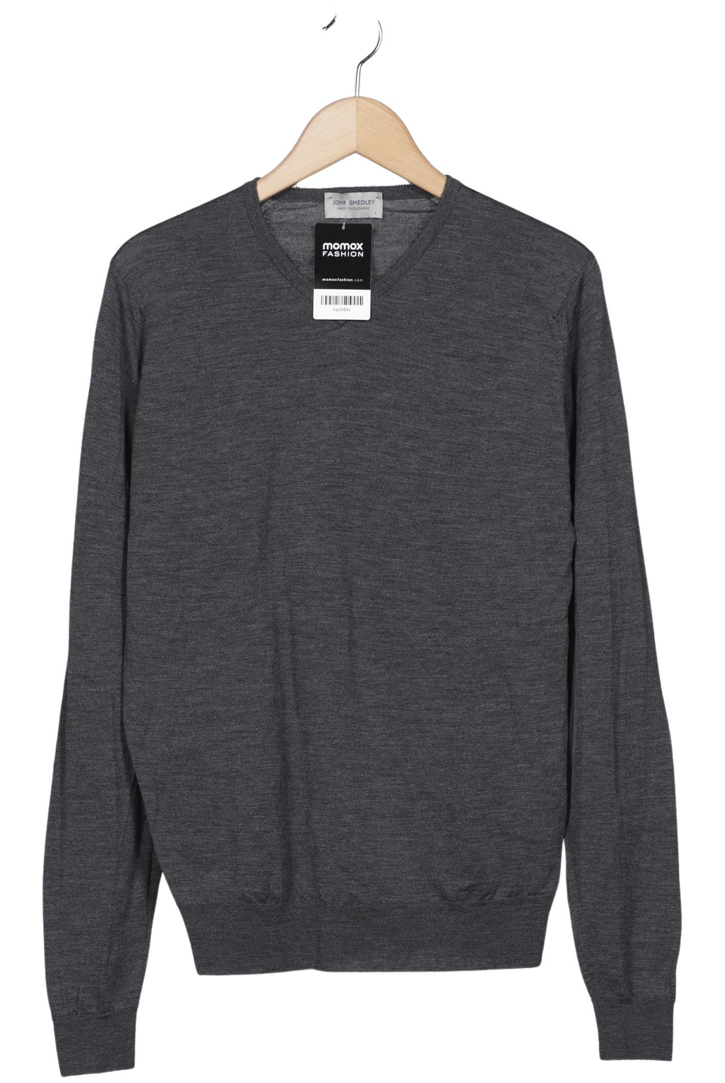 

John Smedley Herren Pullover, grau, Gr. 52