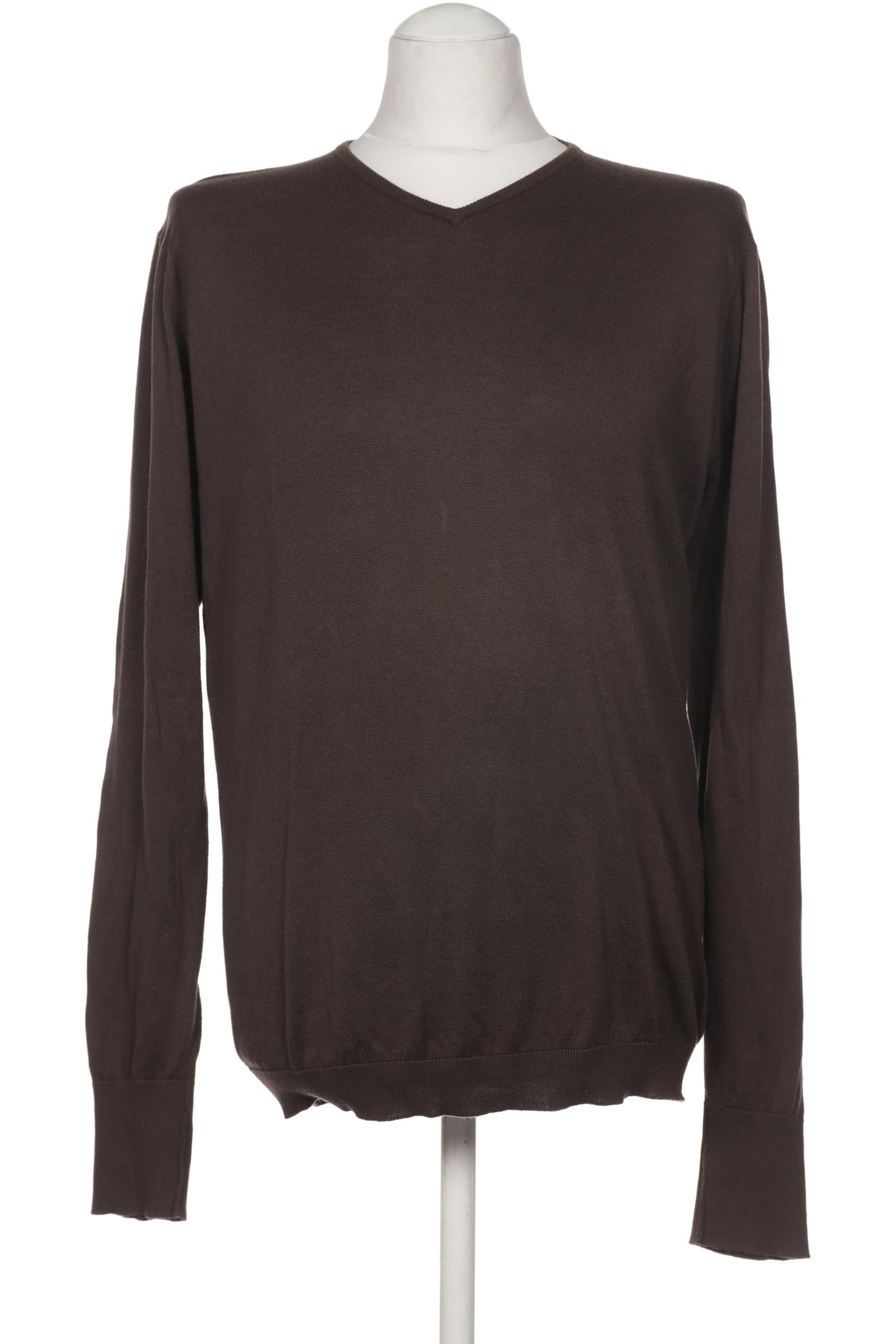 

John Smedley Herren Pullover, braun, Gr. 48