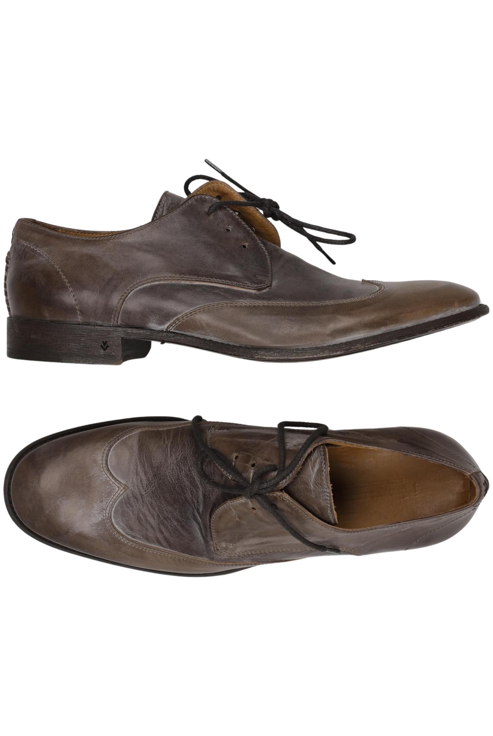 

John Varvatos Herren Halbschuh, braun, Gr. 9.5