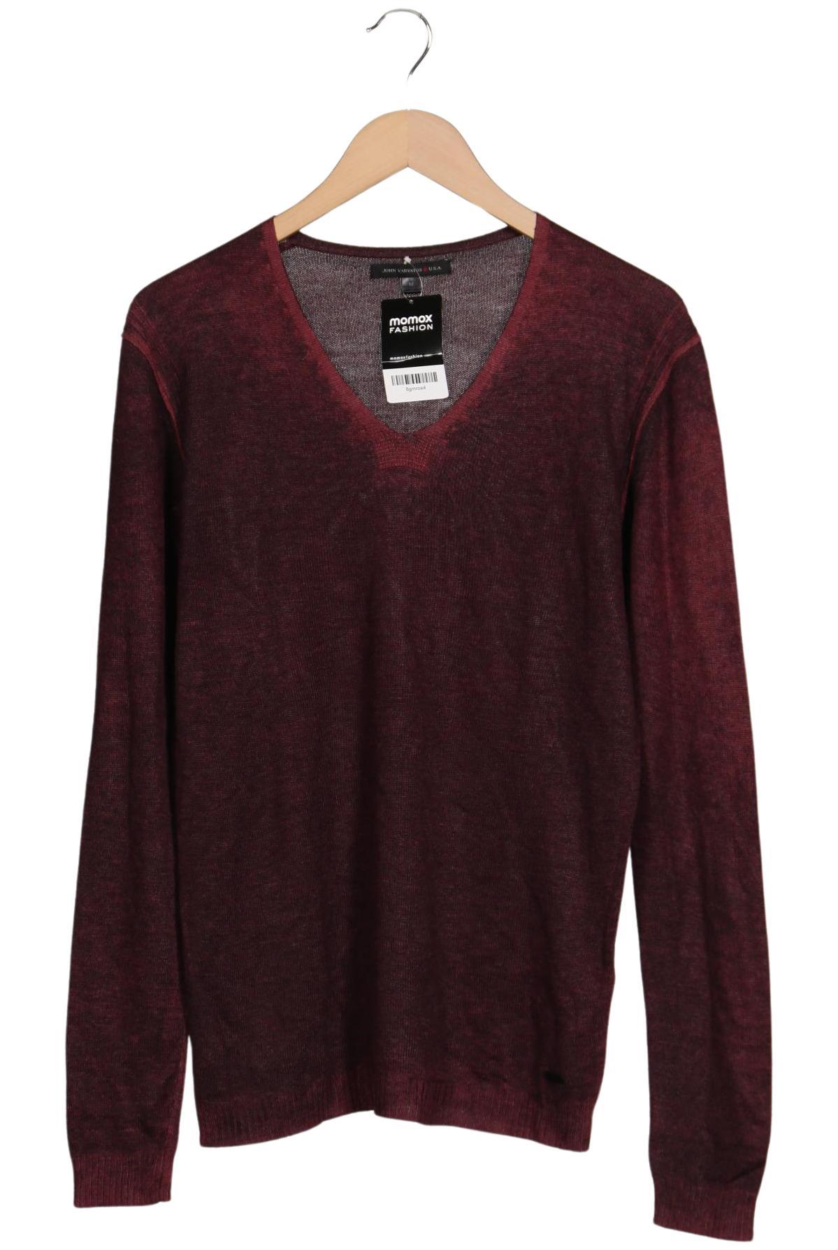 

John Varvatos Herren Pullover, bordeaux, Gr. 48