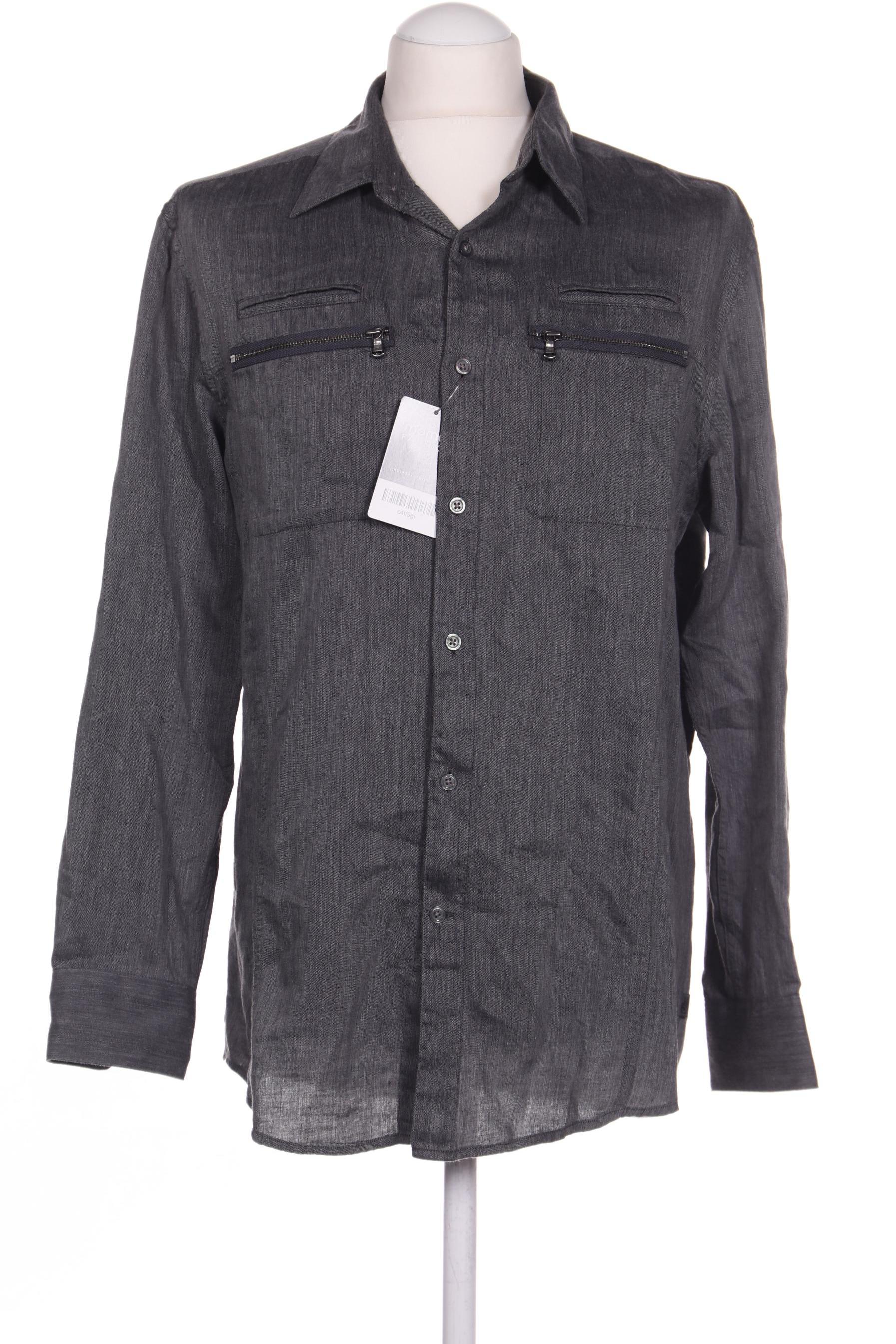 

John Varvatos Herren Hemd, grau