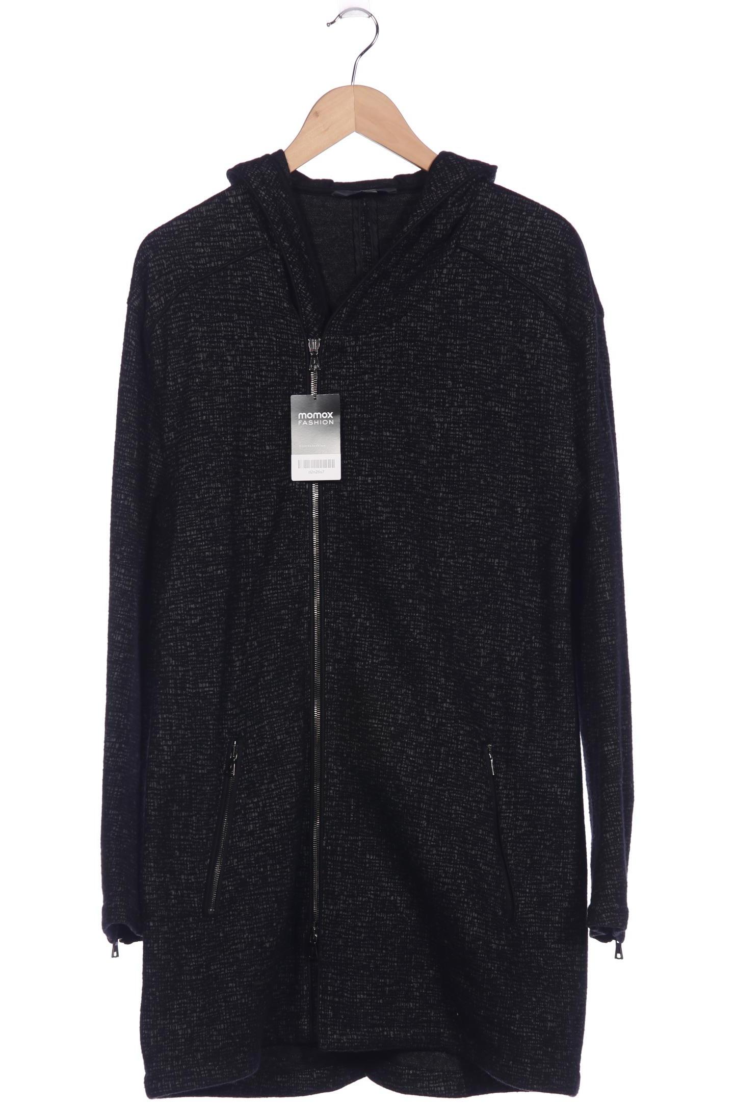 

John Varvatos Herren Mantel, schwarz, Gr. 48