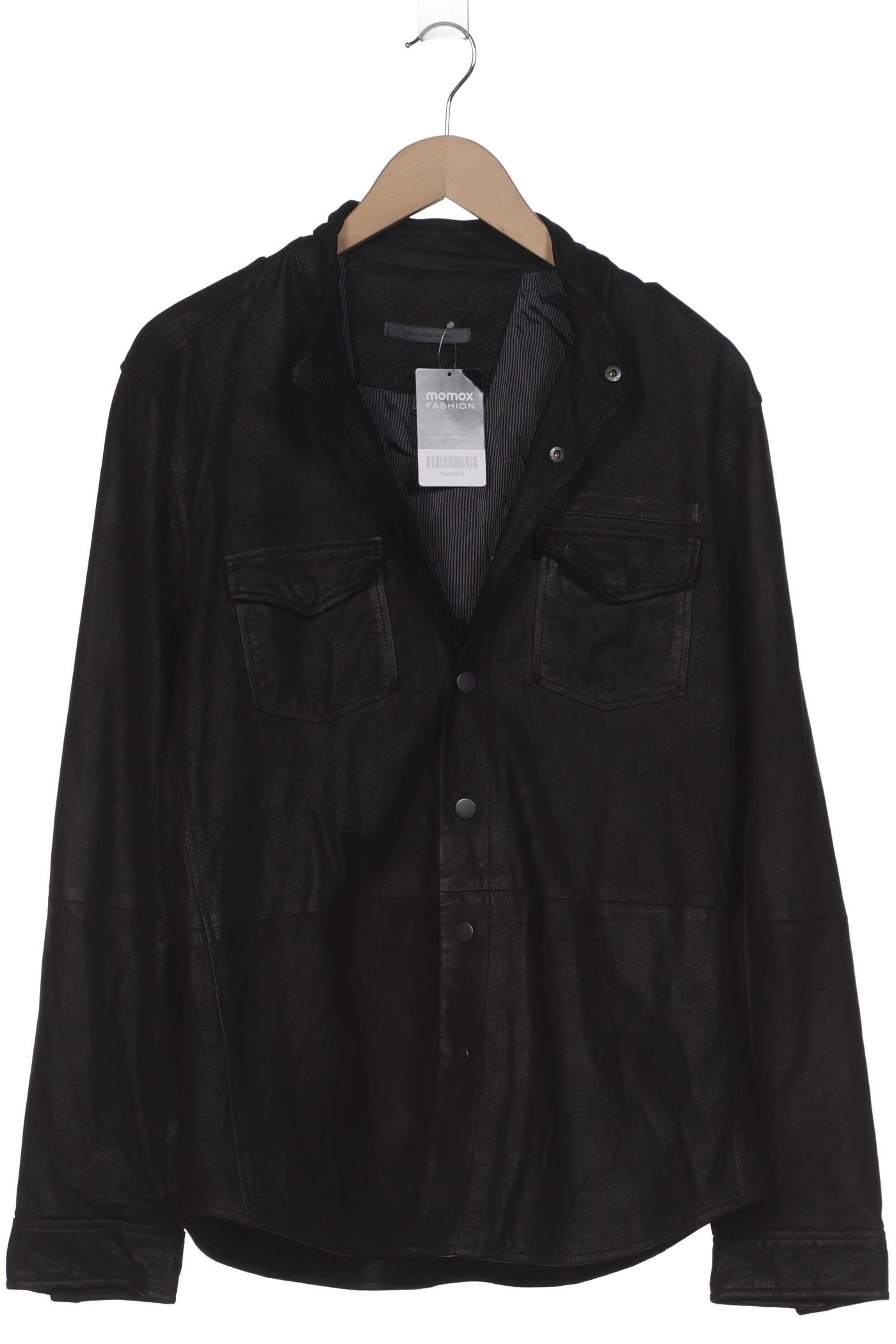 

John Varvatos Herren Jacke, schwarz, Gr. 50