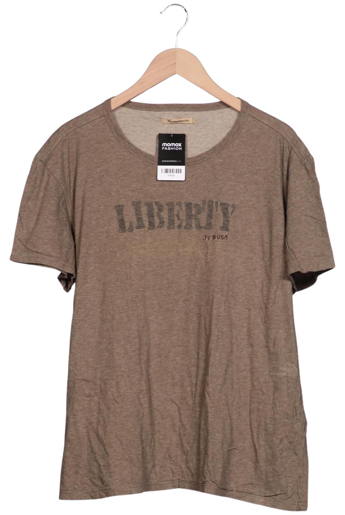 

John Varvatos Herren T-Shirt, braun, Gr. 54