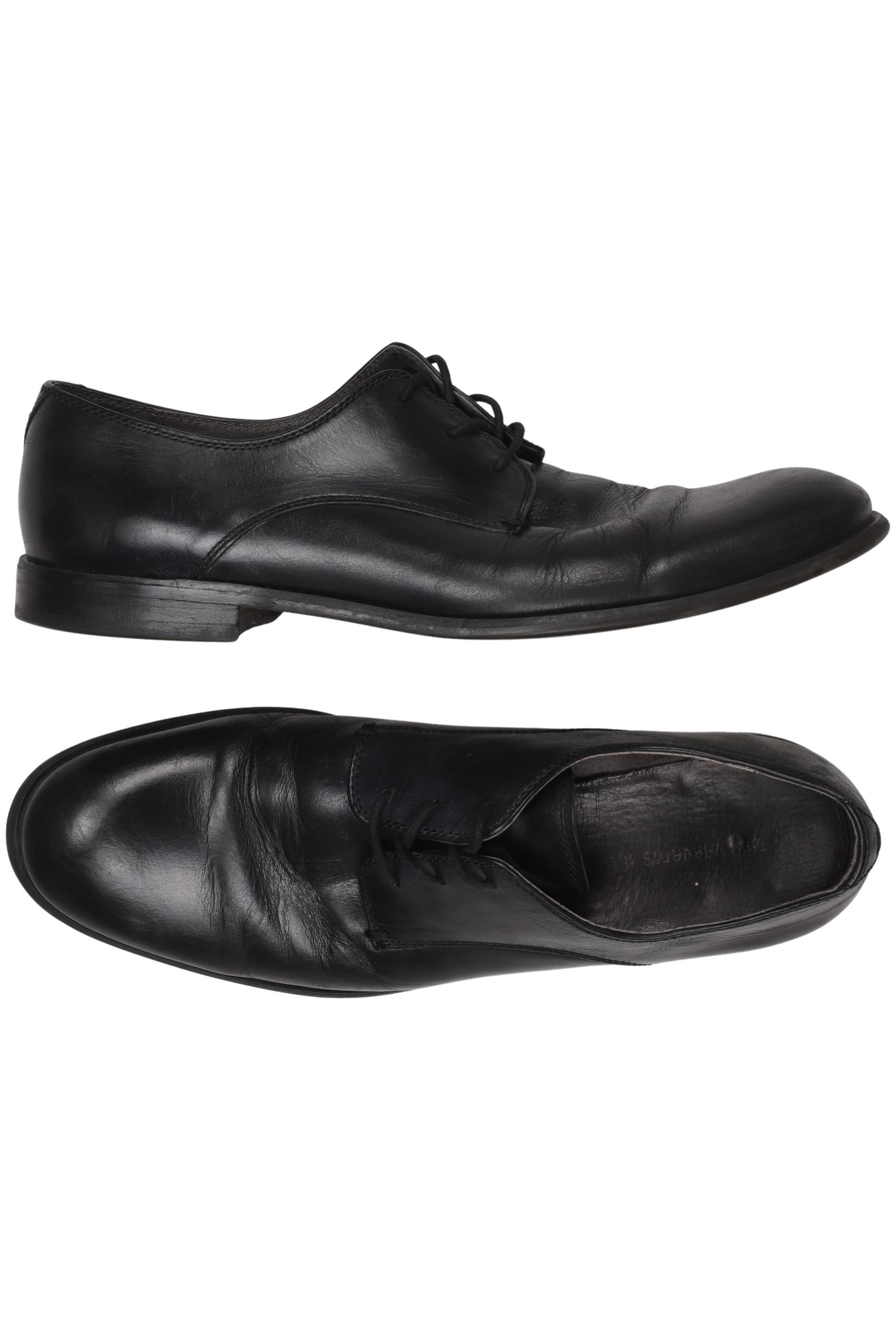 

John Varvatos Herren Halbschuh, schwarz, Gr. 45