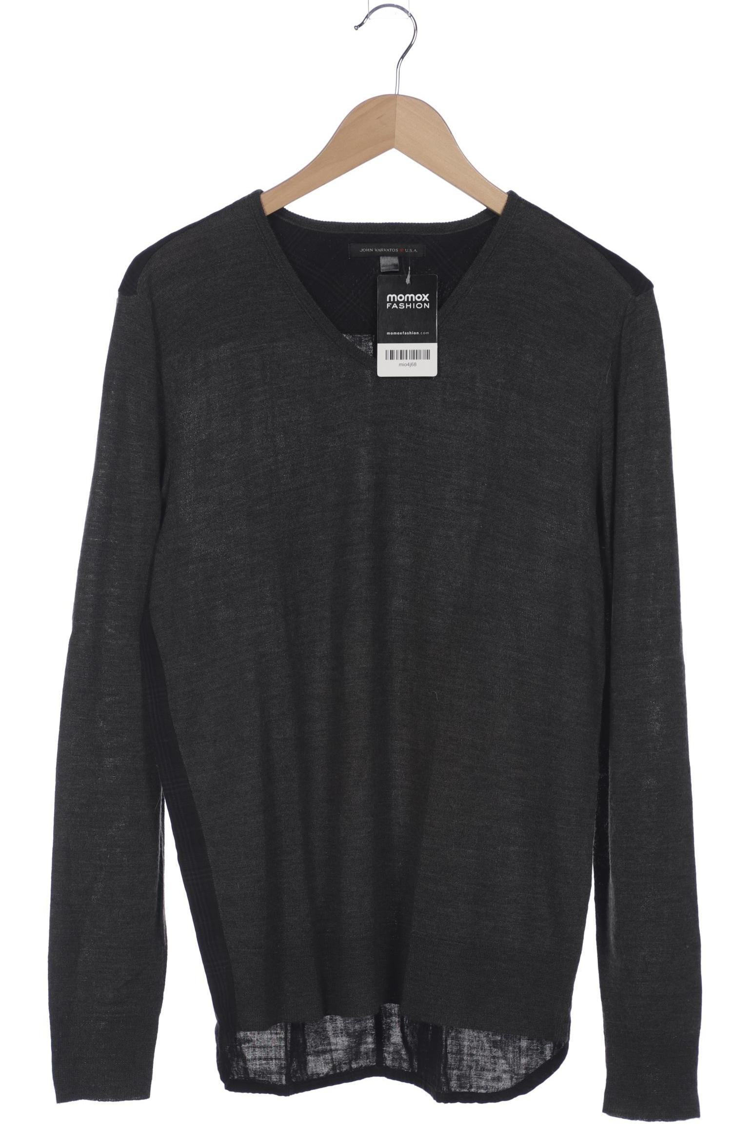 

John Varvatos Herren Pullover, schwarz, Gr. 48