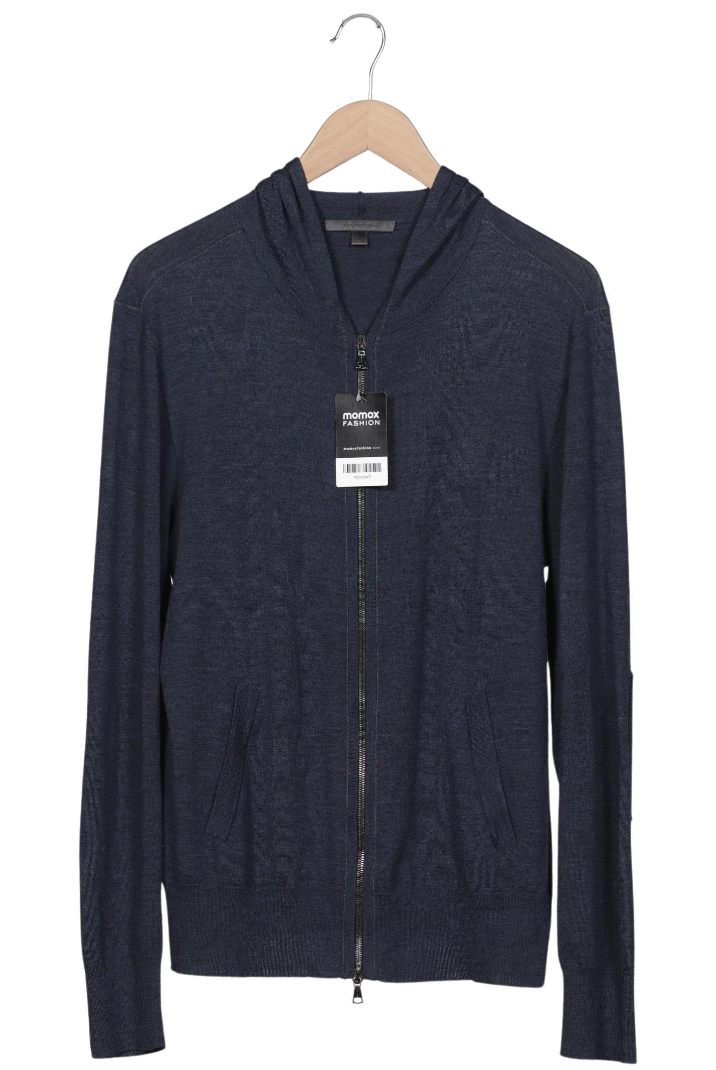 

John Varvatos Herren Strickjacke, marineblau, Gr. 52