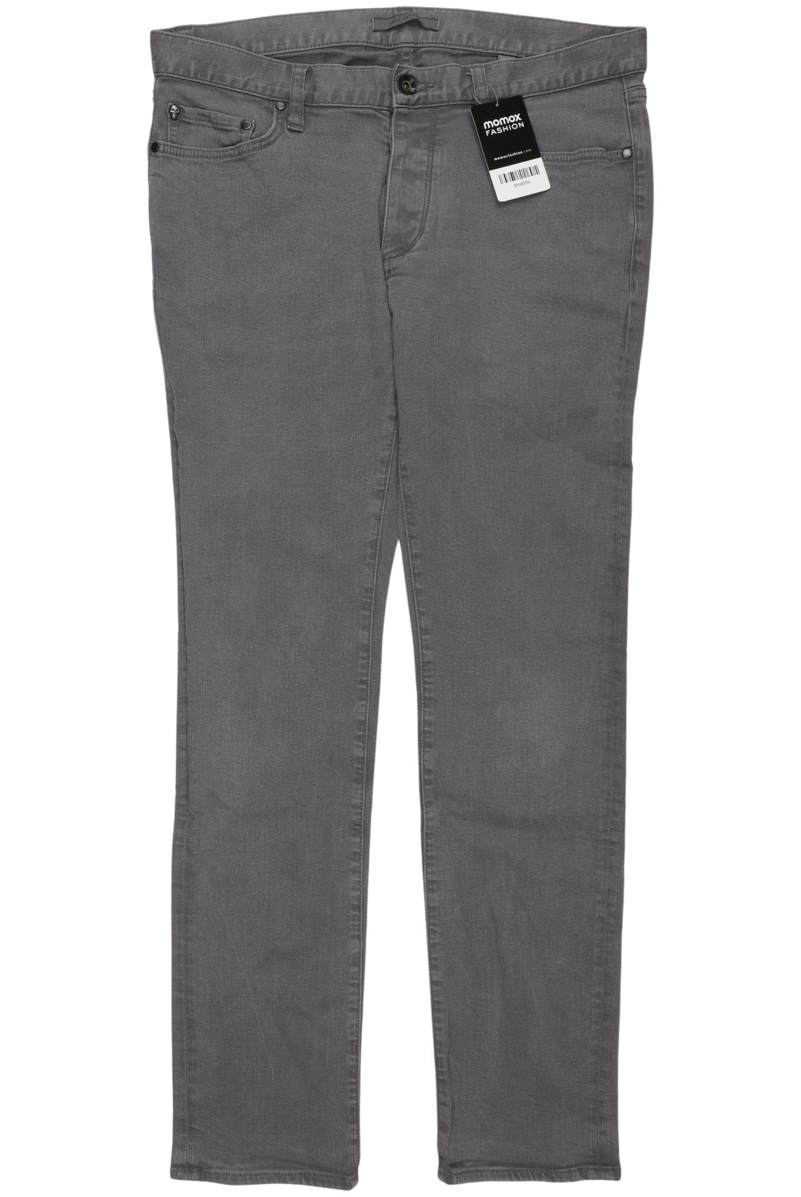 

John Varvatos Herren Jeans, grau, Gr. 33
