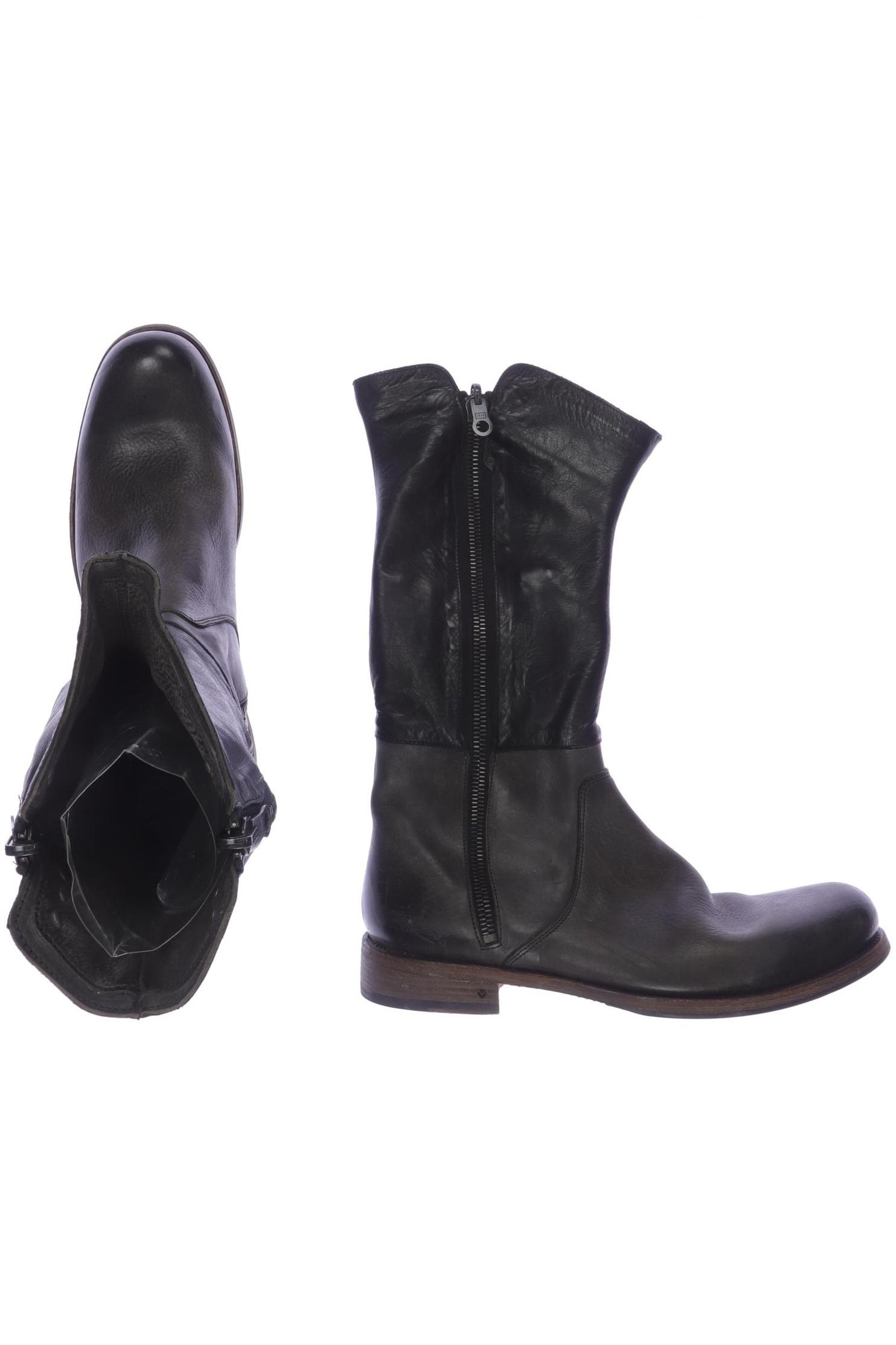

John Varvatos Herren Stiefel, grau, Gr. 11