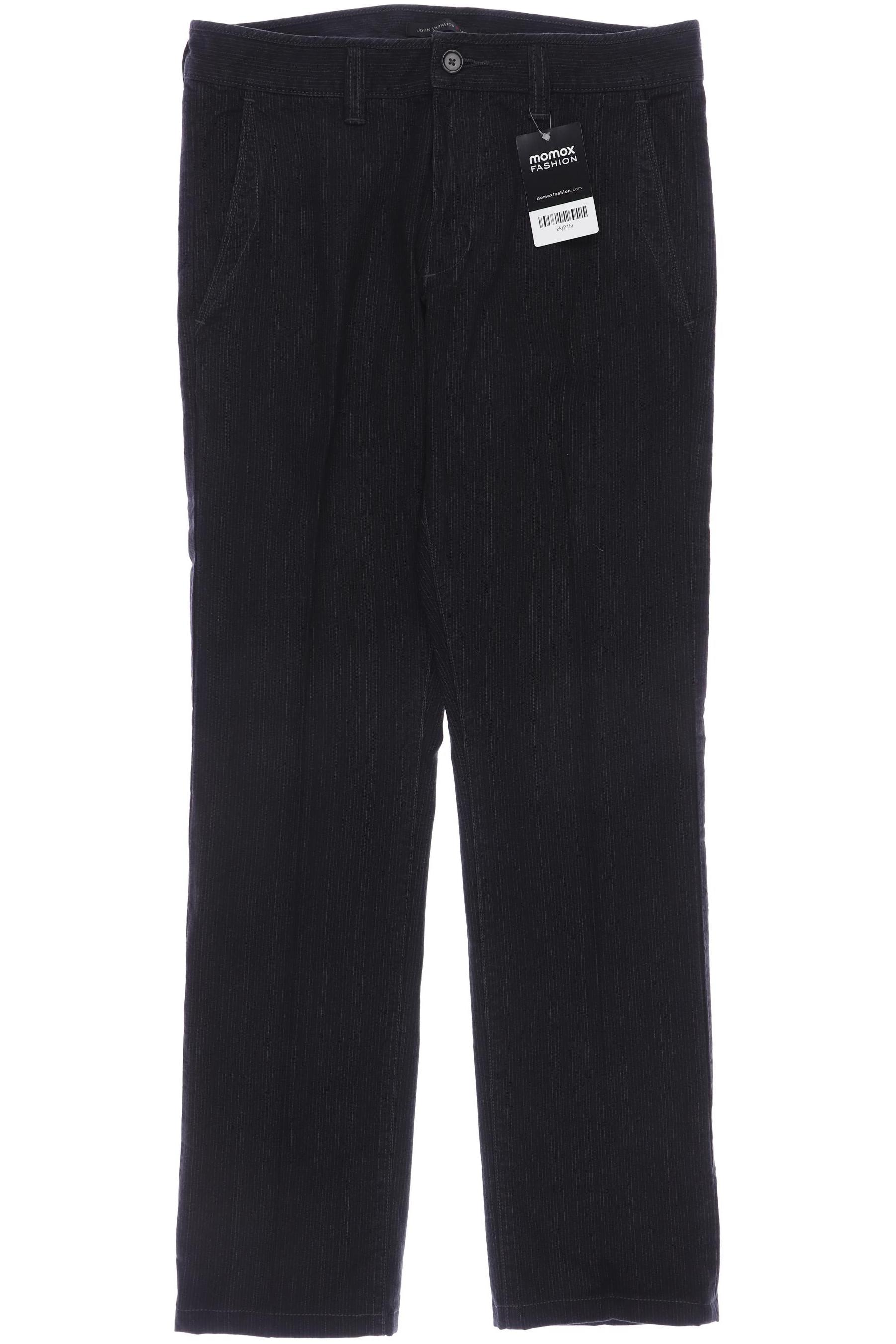 

John Varvatos Herren Stoffhose, schwarz