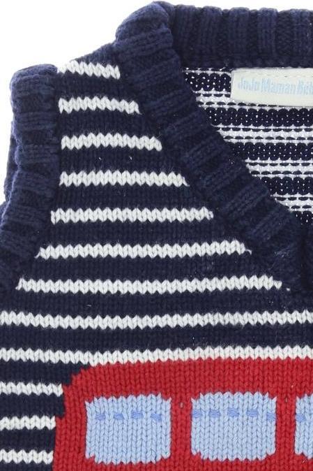 Thumbnail - JoJo Maman Bebe Herren Pullover, marineblau, Gr. 86