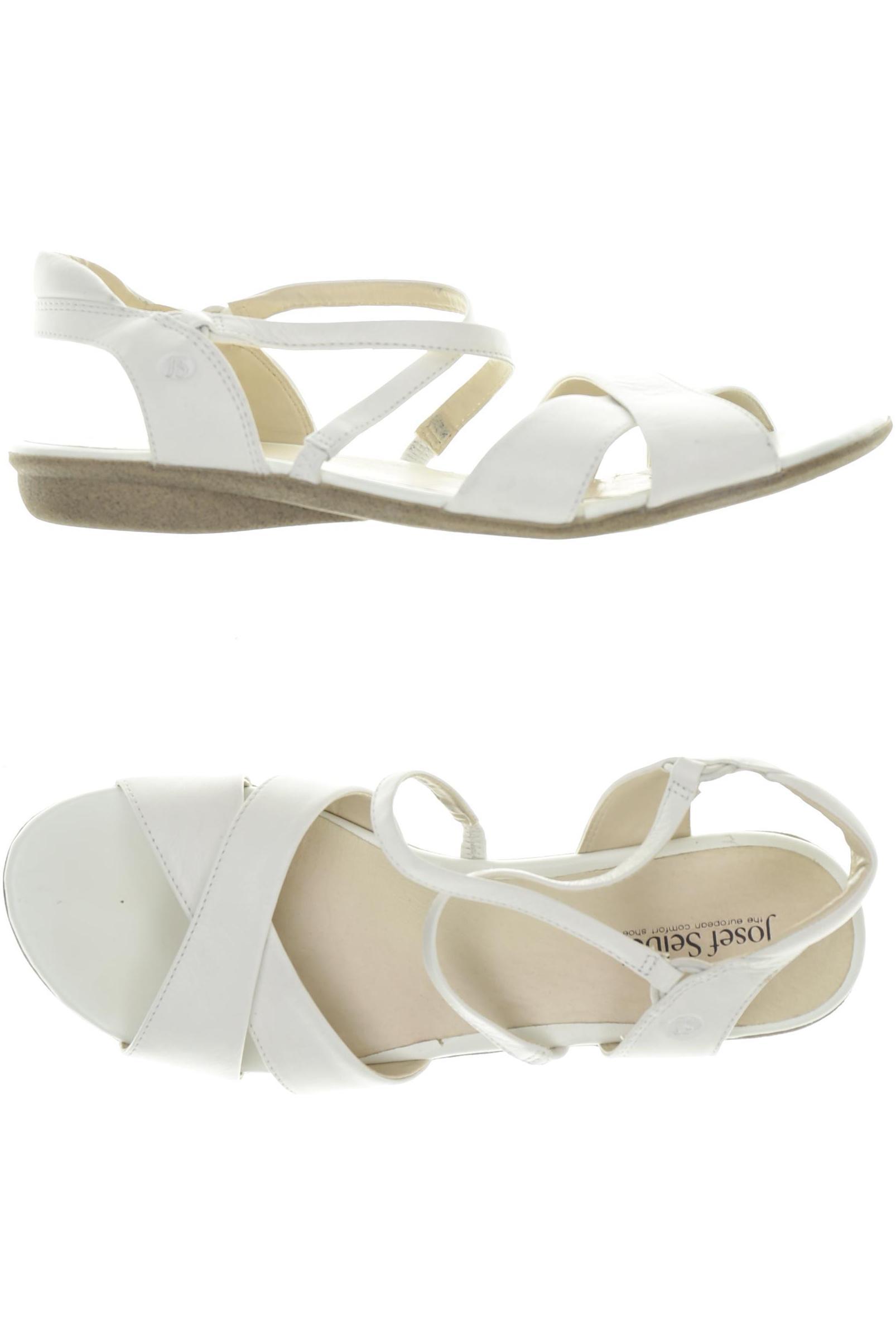 

Josef Seibel Damen Sandale, weiß, Gr. 43