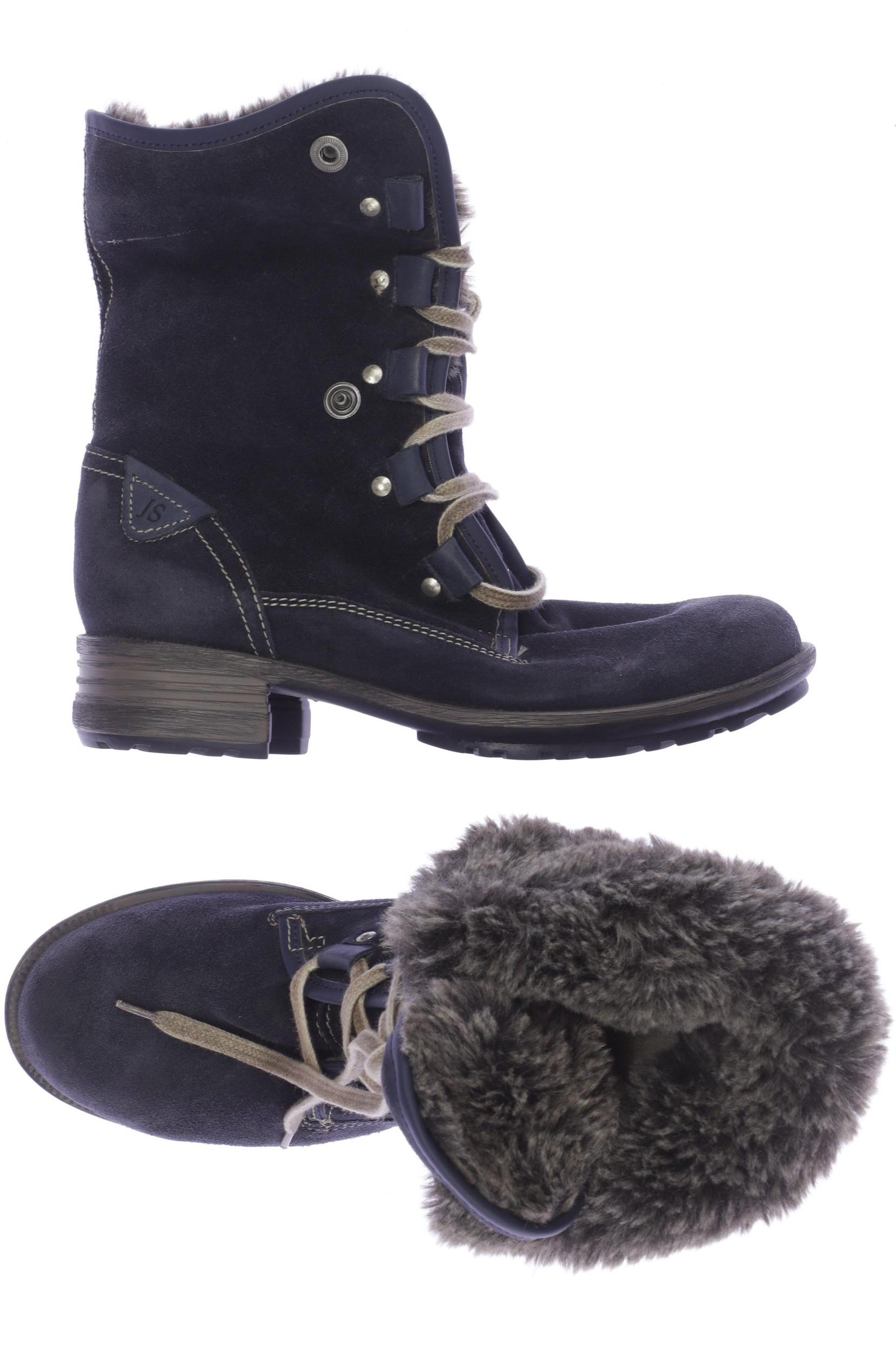 Thumbnail - Josef Seibel Damen Stiefelette, marineblau, Gr. 36