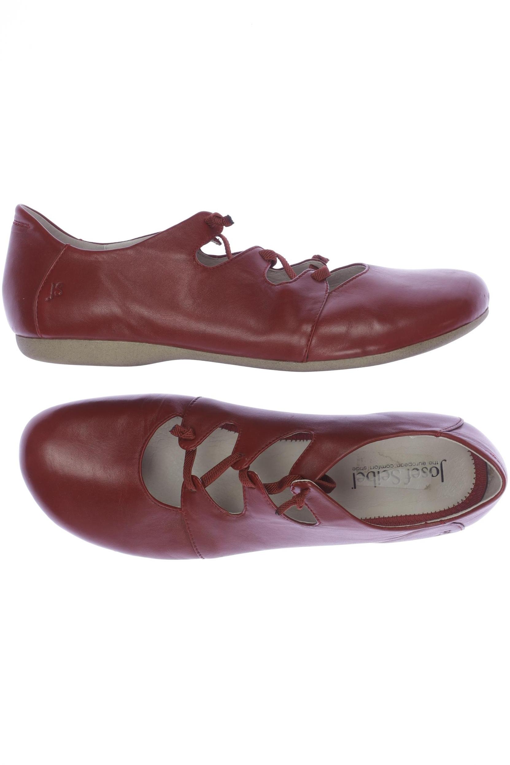 

Josef Seibel Damen Halbschuh, rot, Gr. 43