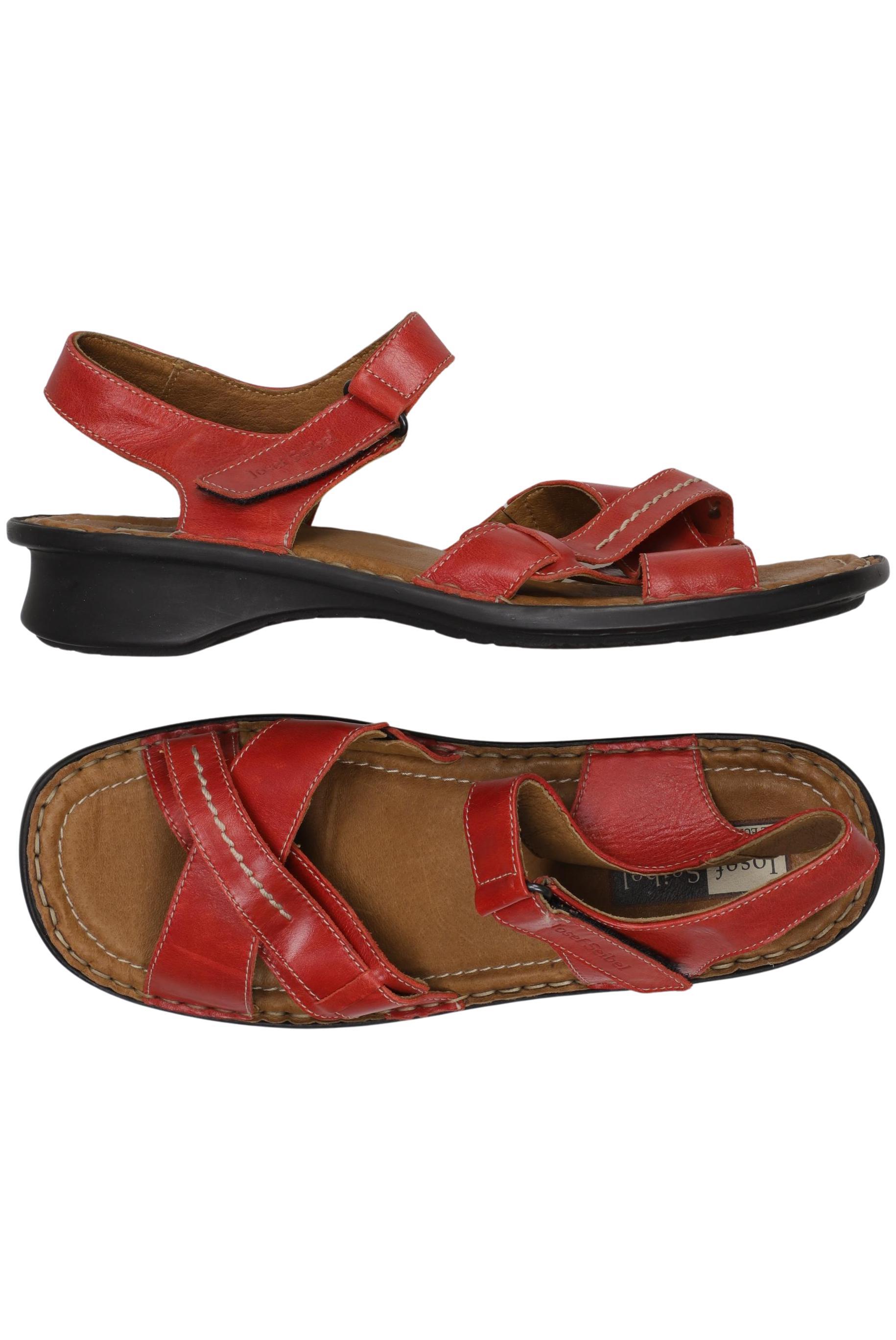 

Josef Seibel Damen Sandale, rot, Gr. 40
