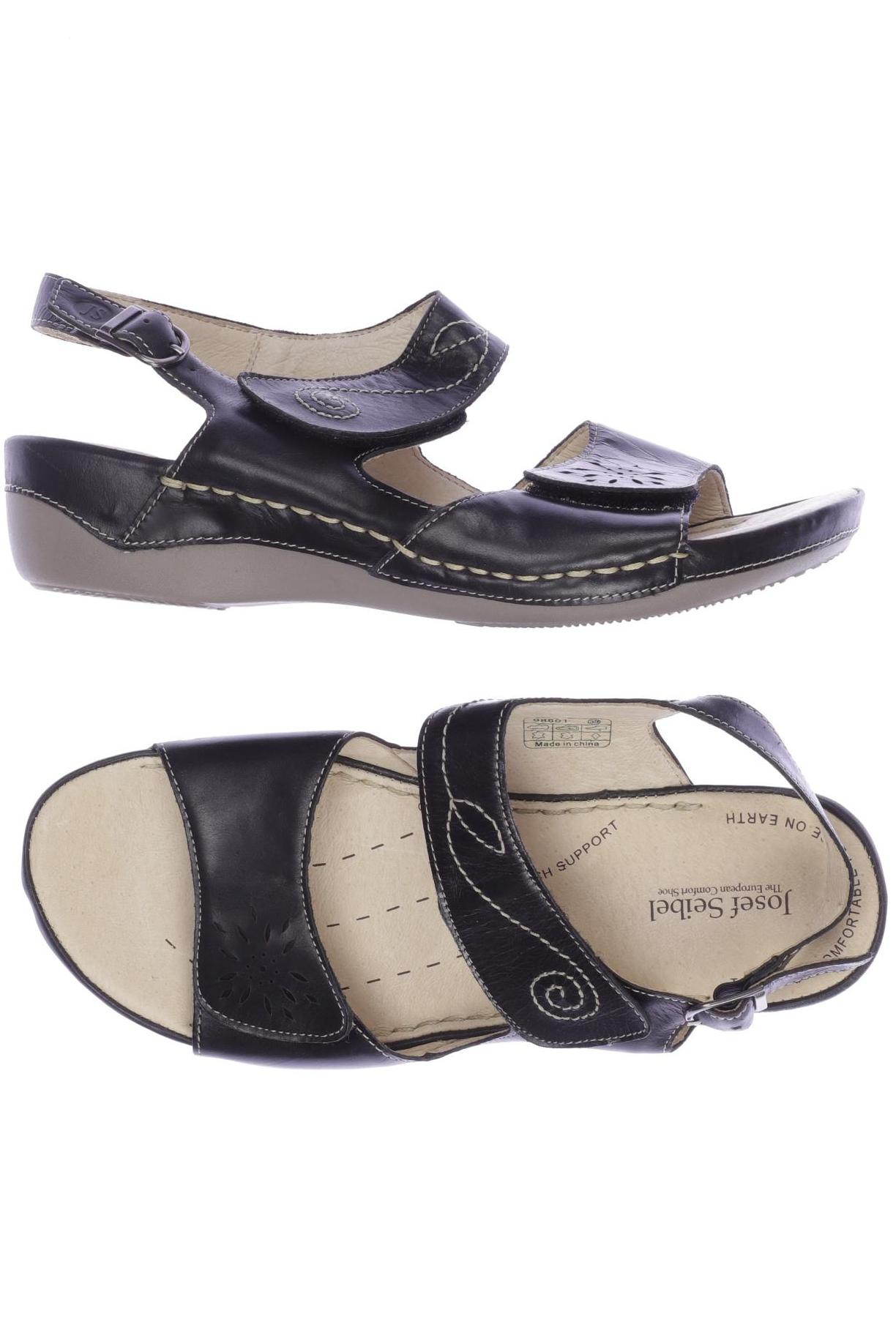 

Josef Seibel Damen Sandale, schwarz, Gr. 39
