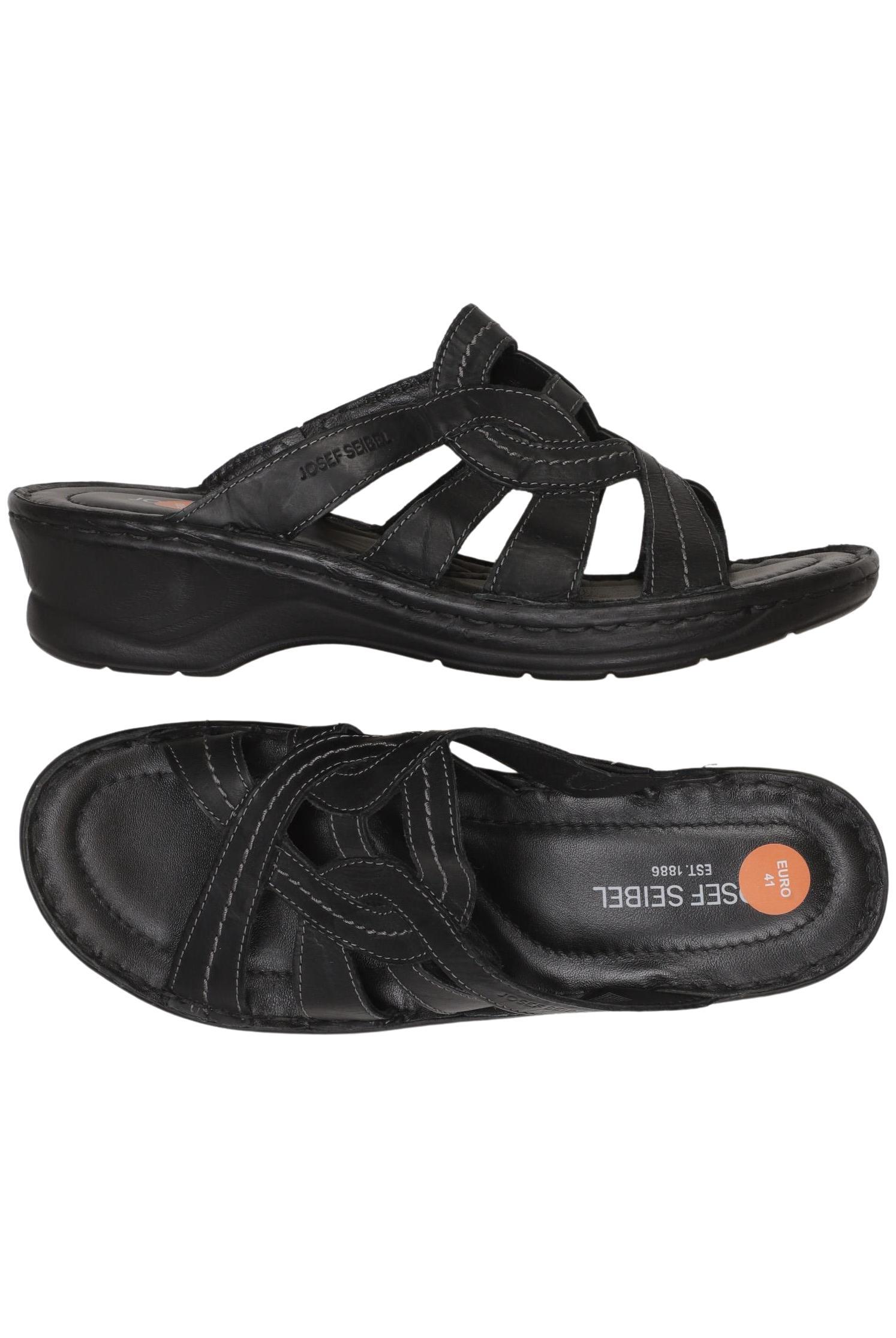 

Josef Seibel Damen Sandale, schwarz, Gr. 41