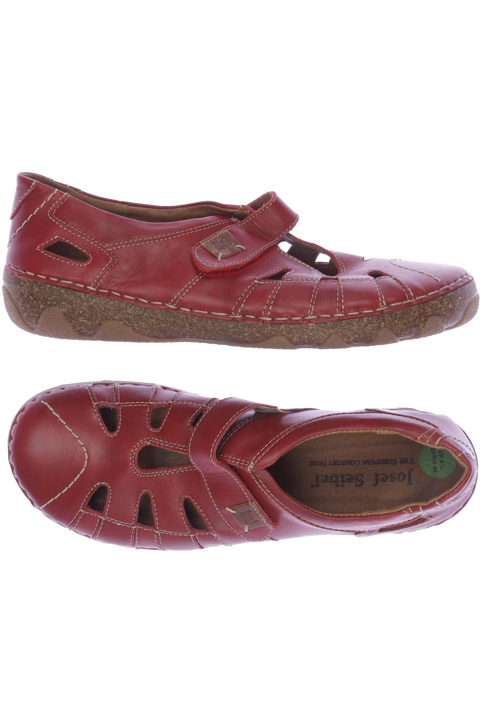 

Josef Seibel Damen Halbschuh, rot, Gr. 40