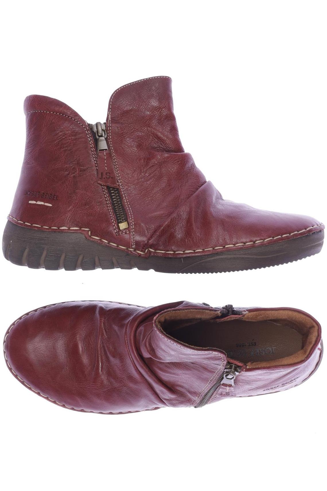 

Josef Seibel Damen Stiefelette, bordeaux, Gr. 39