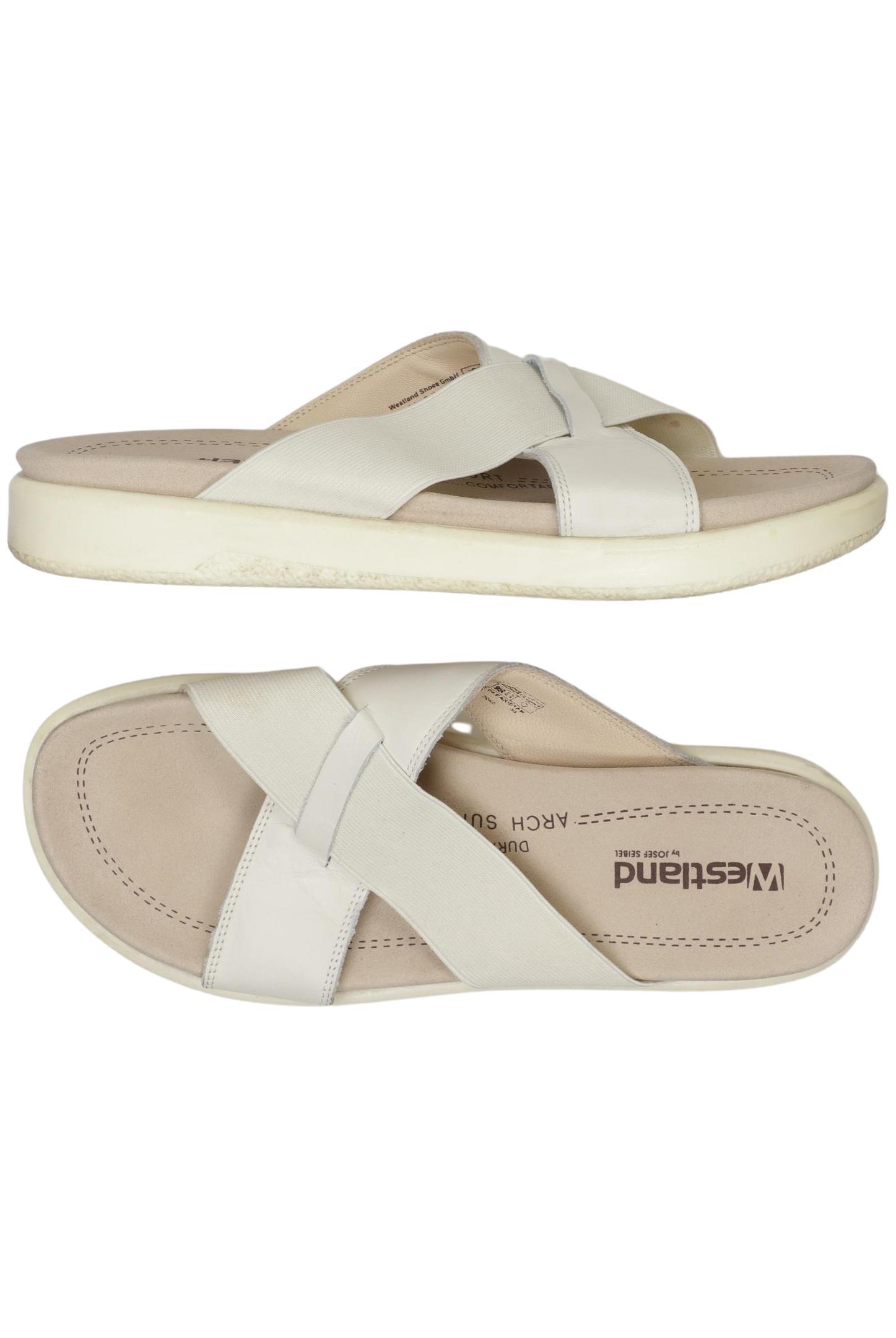 

Josef Seibel Damen Sandale, cremeweiß, Gr. 40