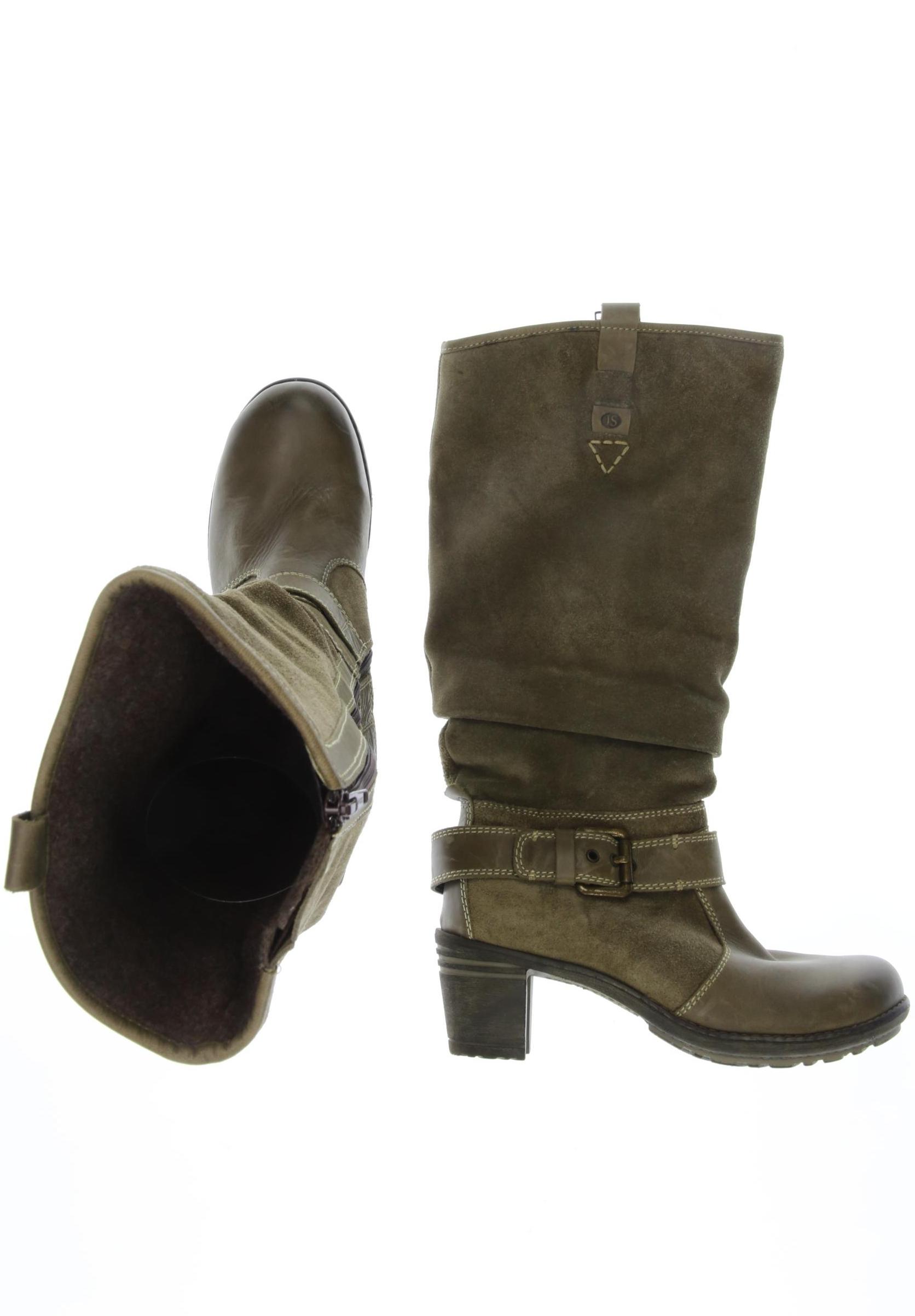 Thumbnail - Josef Seibel Damen Stiefel, grün, Gr. 37