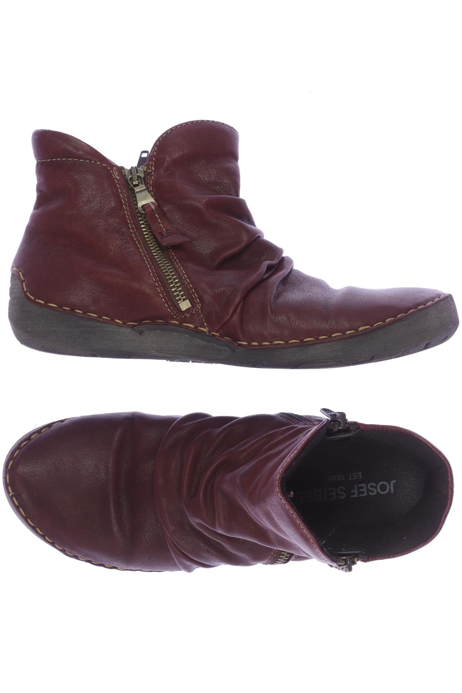

Josef Seibel Damen Stiefelette, bordeaux, Gr. 38
