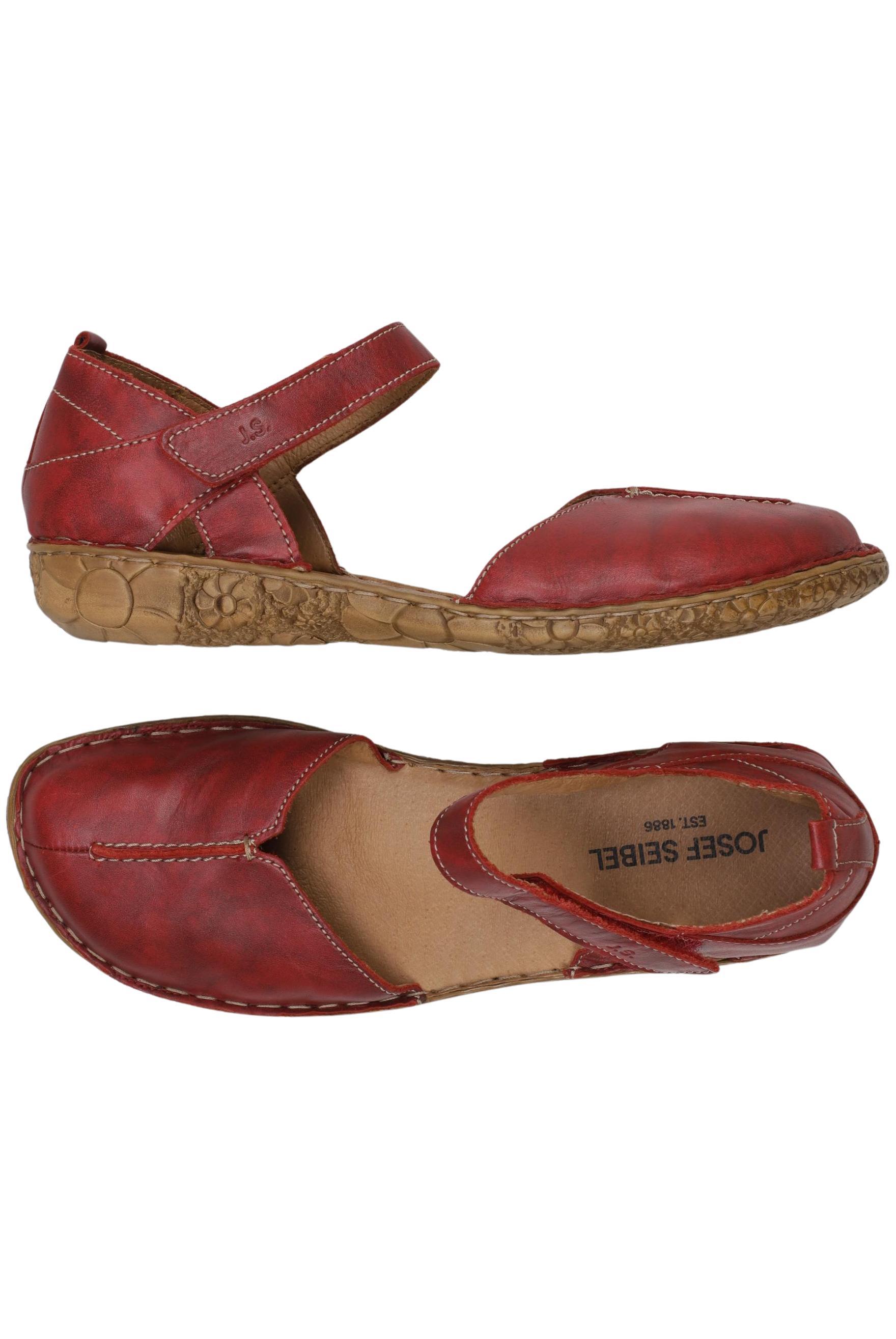 

Josef Seibel Damen Halbschuh, rot, Gr. 43