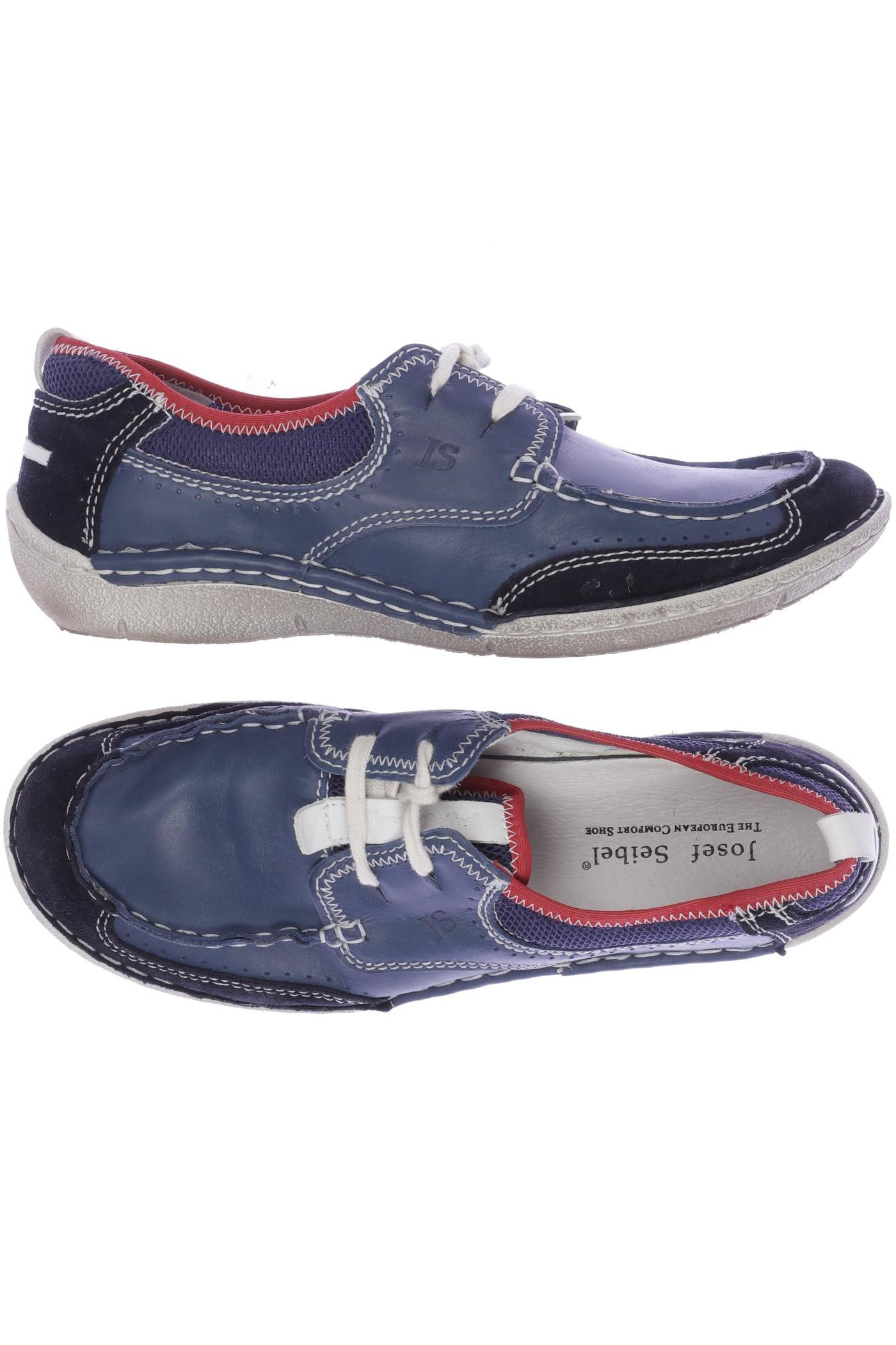 

Josef Seibel Damen Halbschuh, blau, Gr. 38
