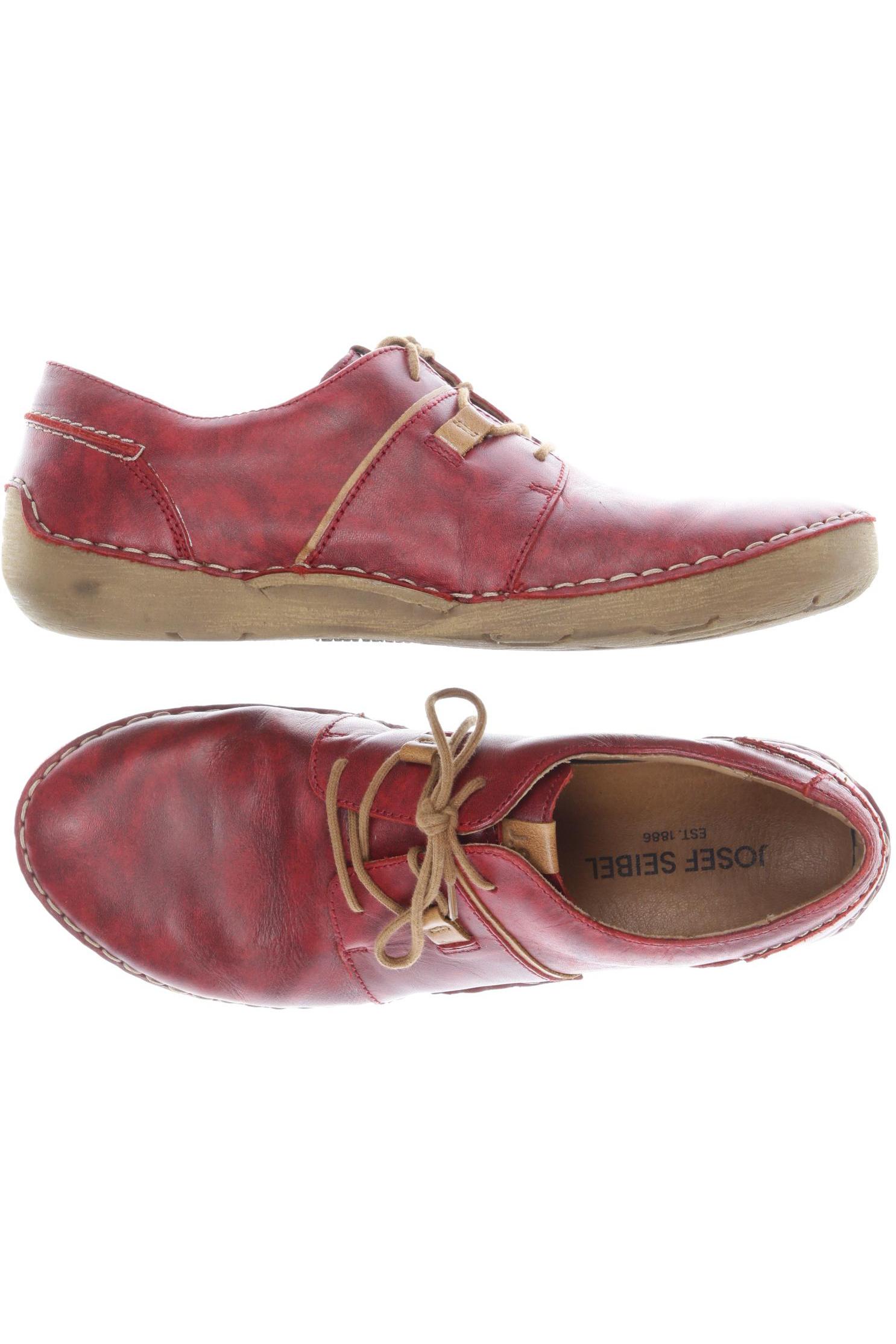 

Josef Seibel Damen Halbschuh, rot, Gr. 40