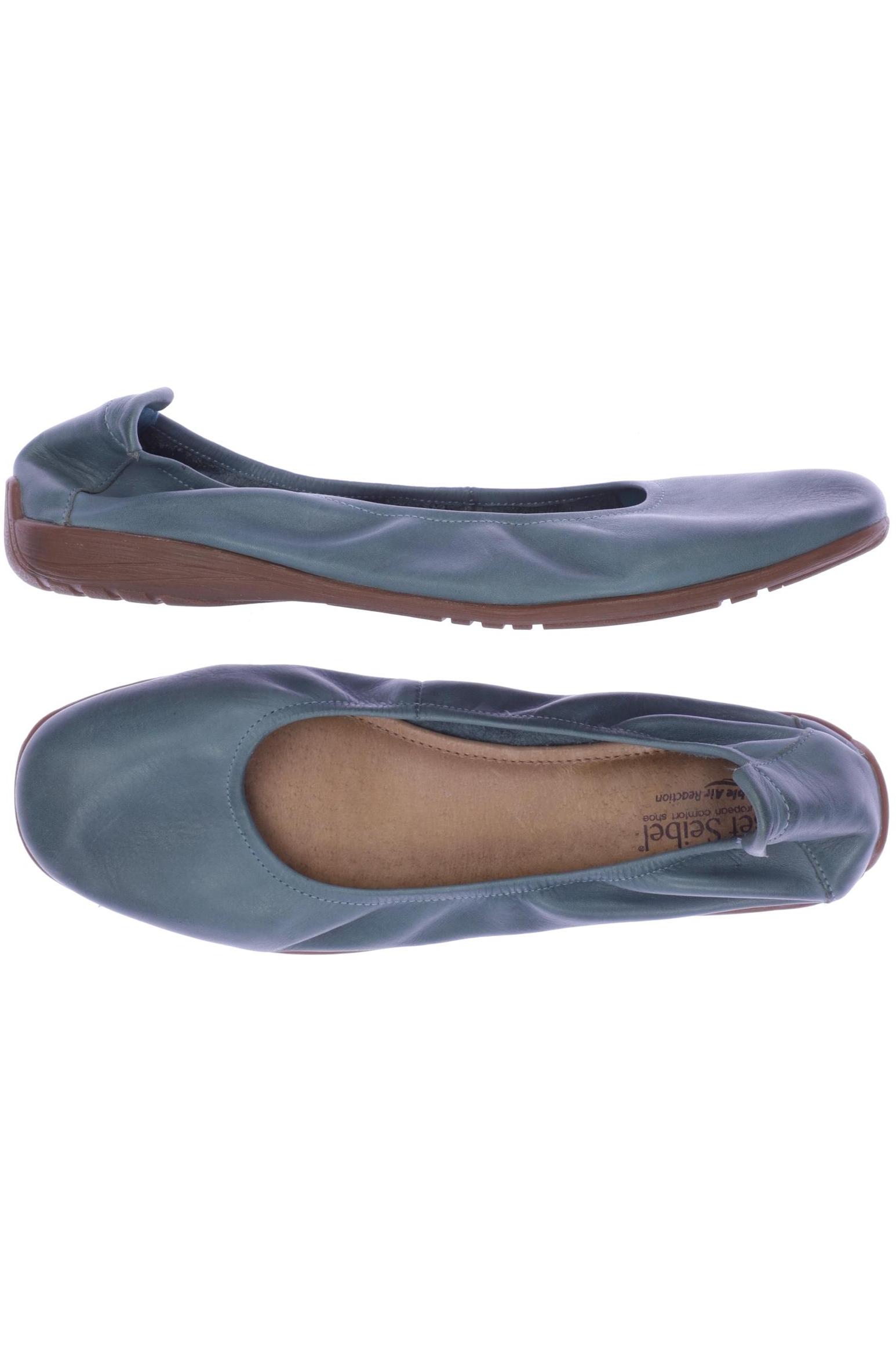 

Josef Seibel Damen Ballerinas, türkis, Gr. 42