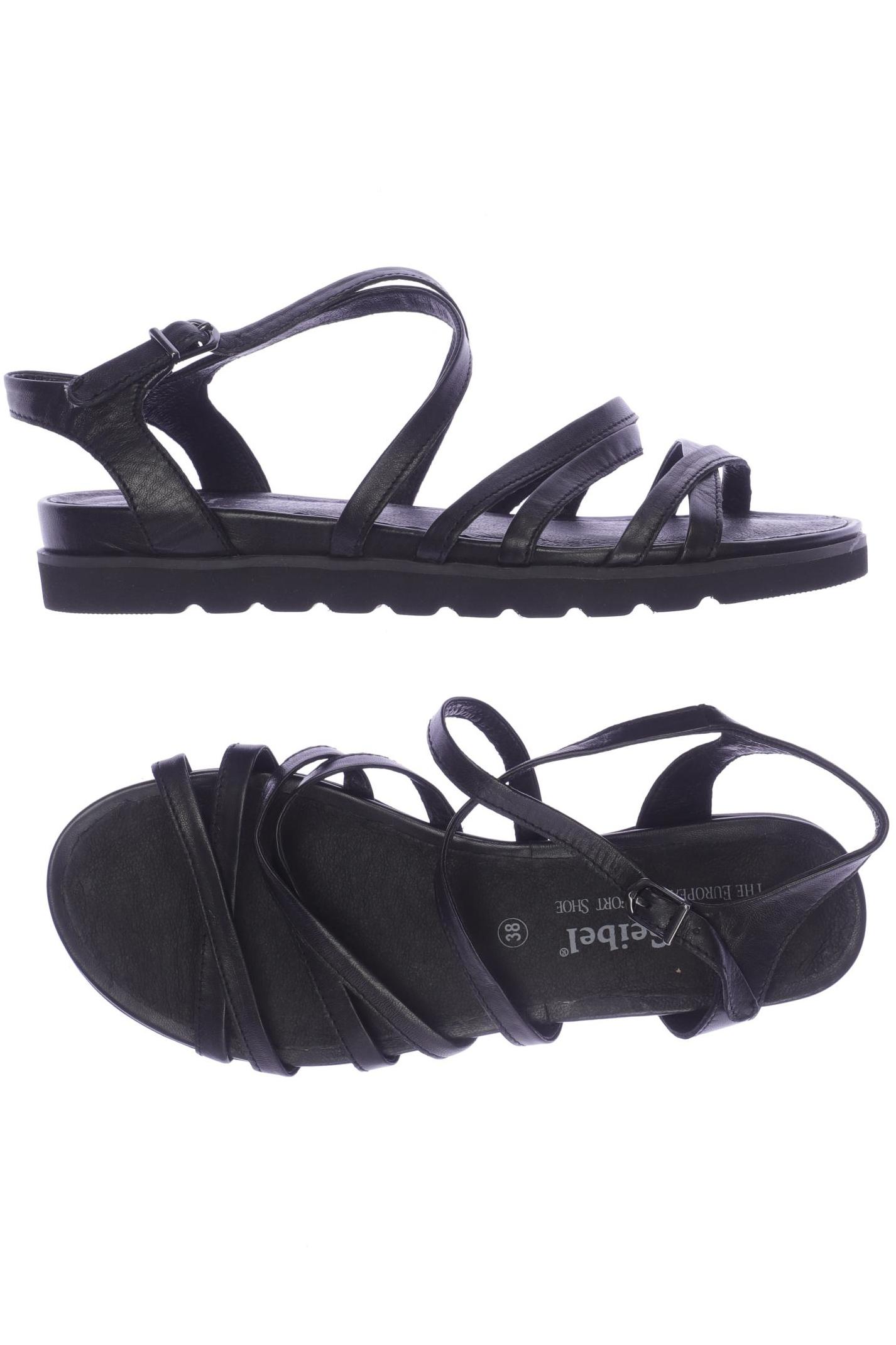 

Josef Seibel Damen Sandale, schwarz, Gr. 38