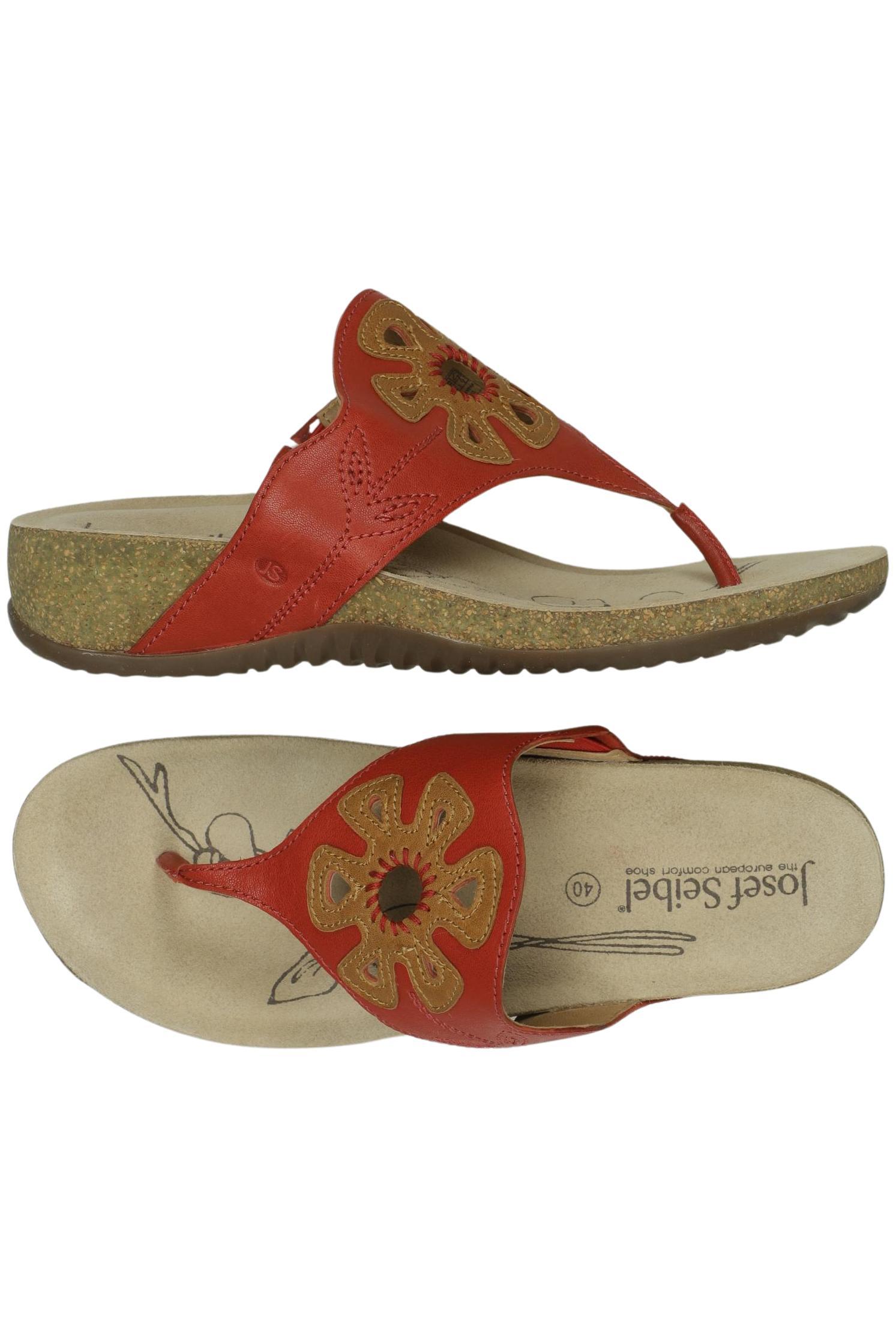 

Josef Seibel Damen Sandale, rot, Gr. 40