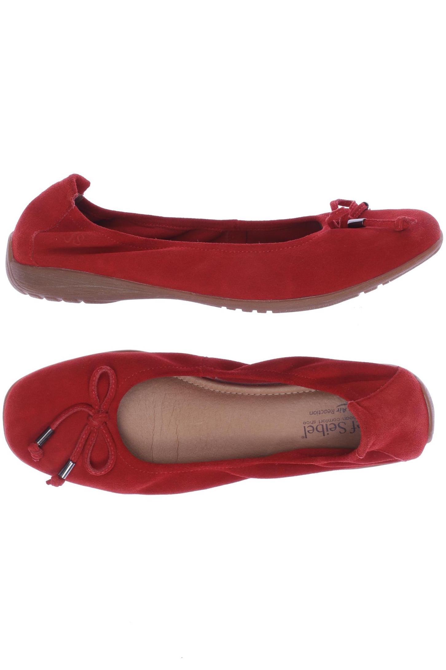 

Josef Seibel Damen Ballerinas, rot, Gr. 39