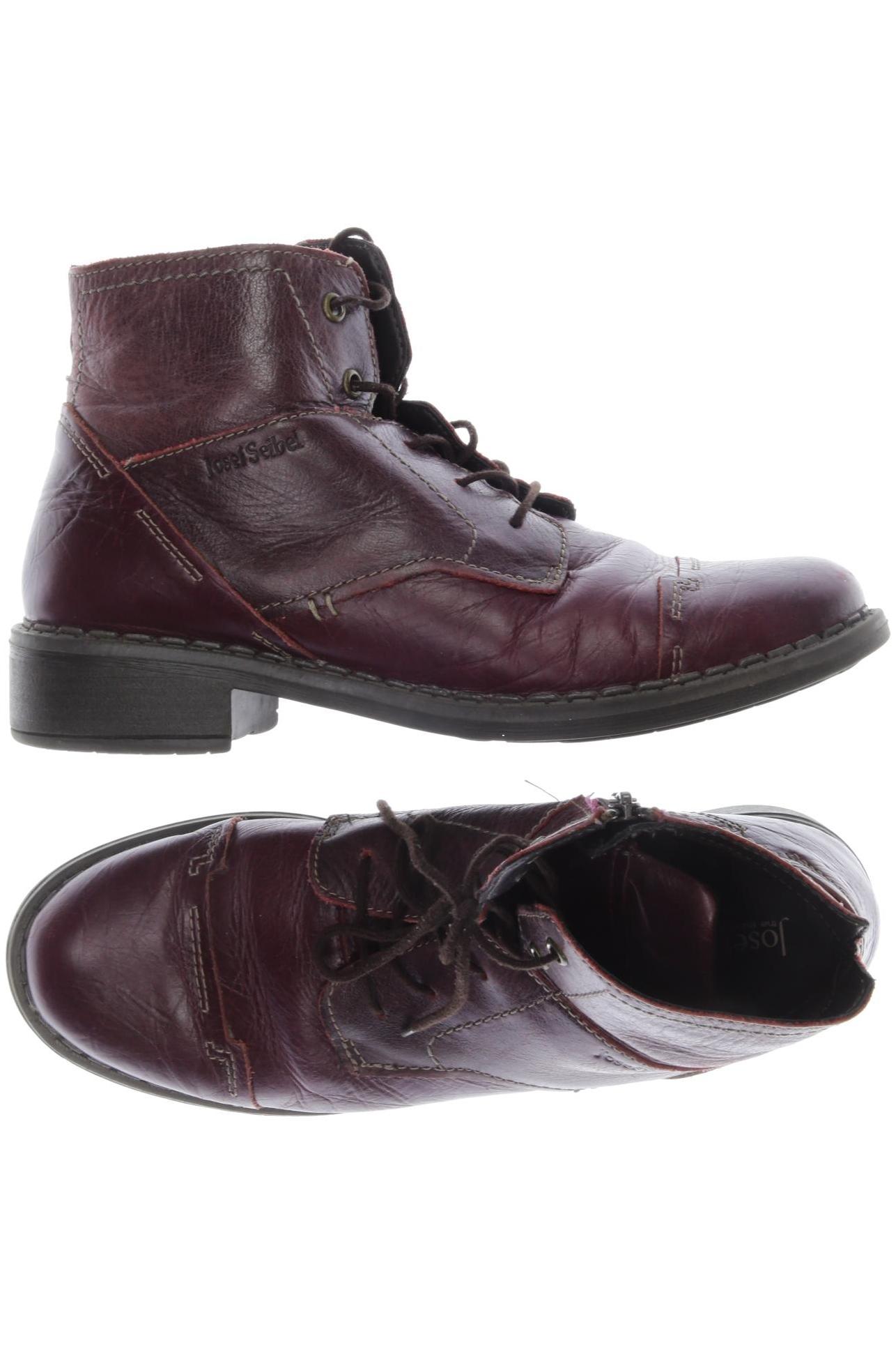 

Josef Seibel Damen Stiefelette, bordeaux, Gr. 40