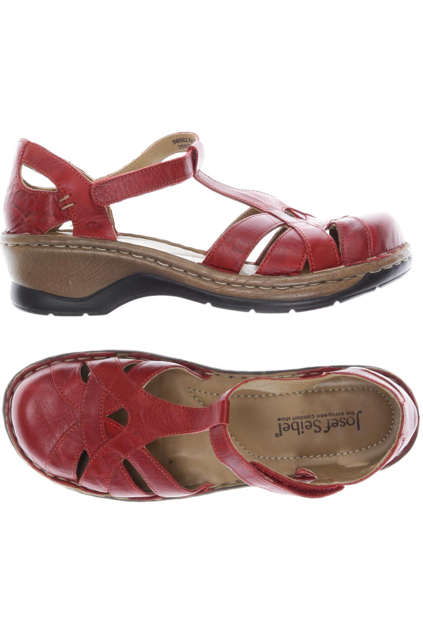 

Josef Seibel Damen Sandale, rot, Gr. 39