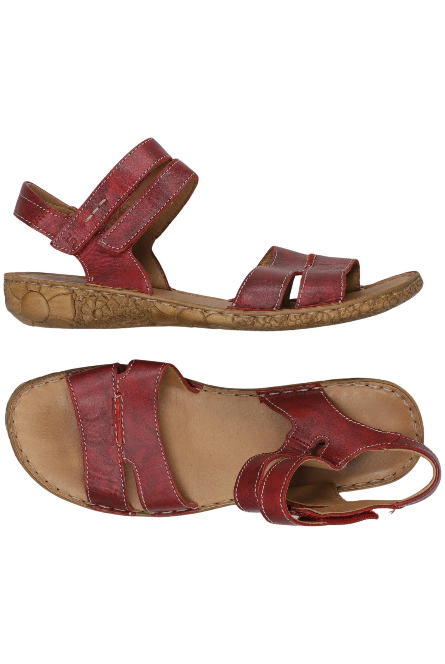 

Josef Seibel Damen Sandale, bordeaux, Gr. 40