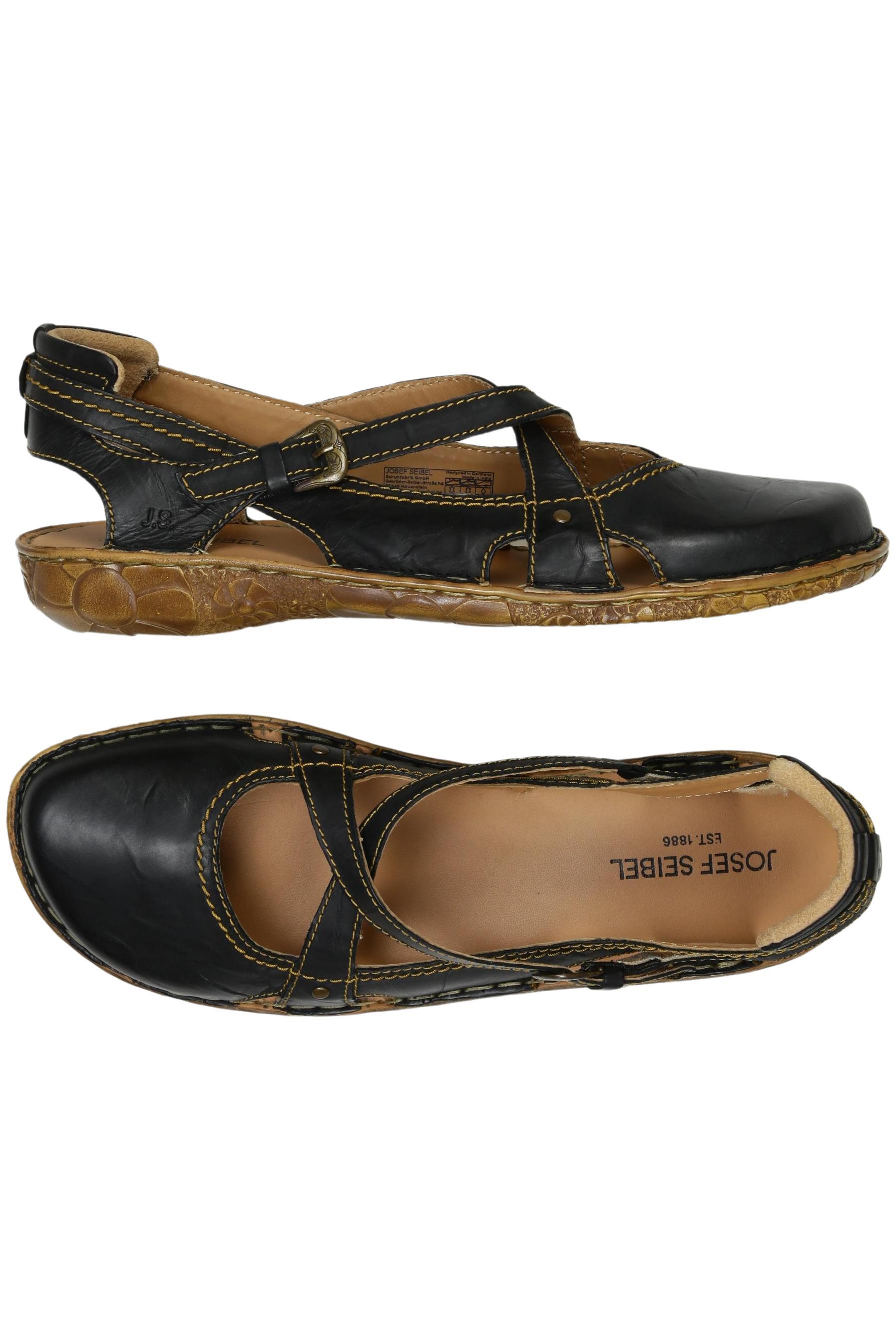 

Josef Seibel Damen Sandale, schwarz, Gr. 44
