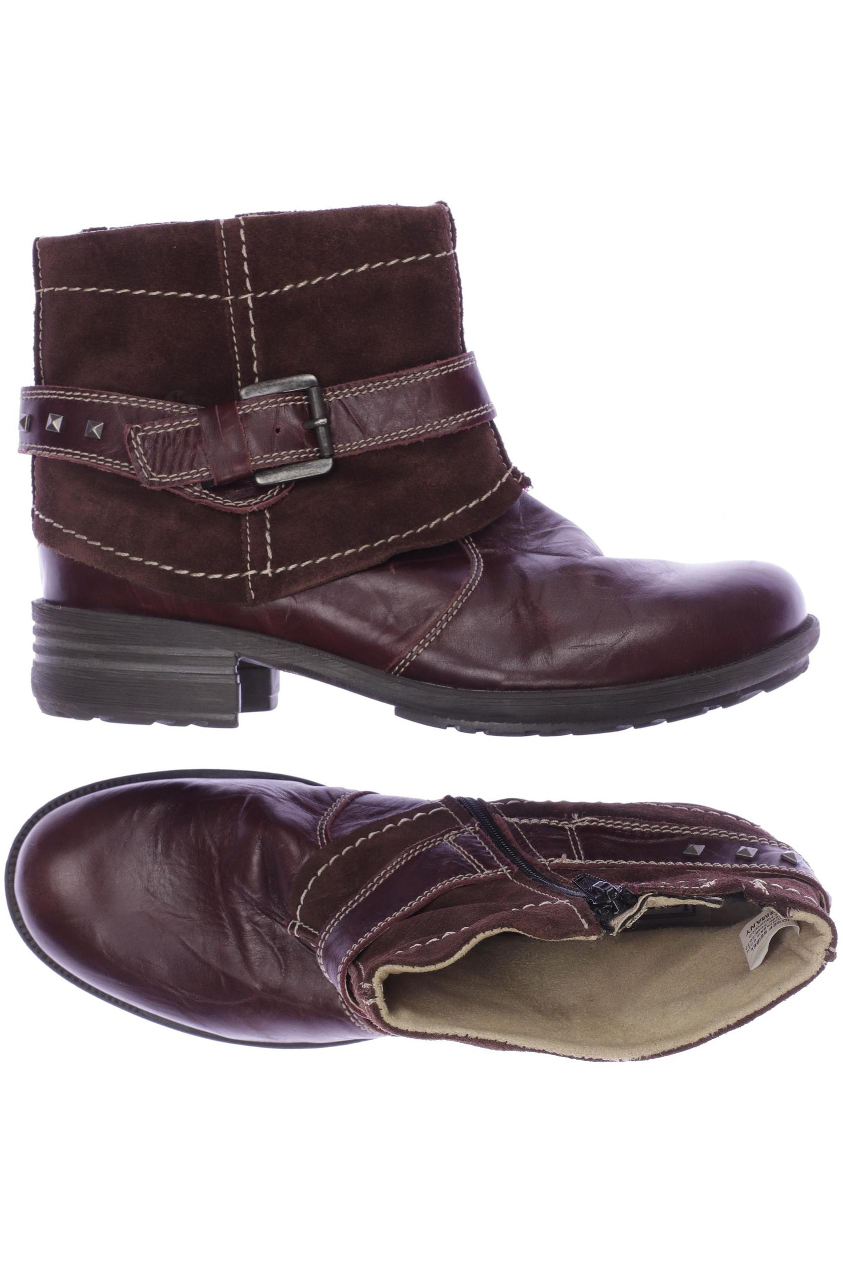 

Josef Seibel Damen Stiefelette, bordeaux, Gr. 40