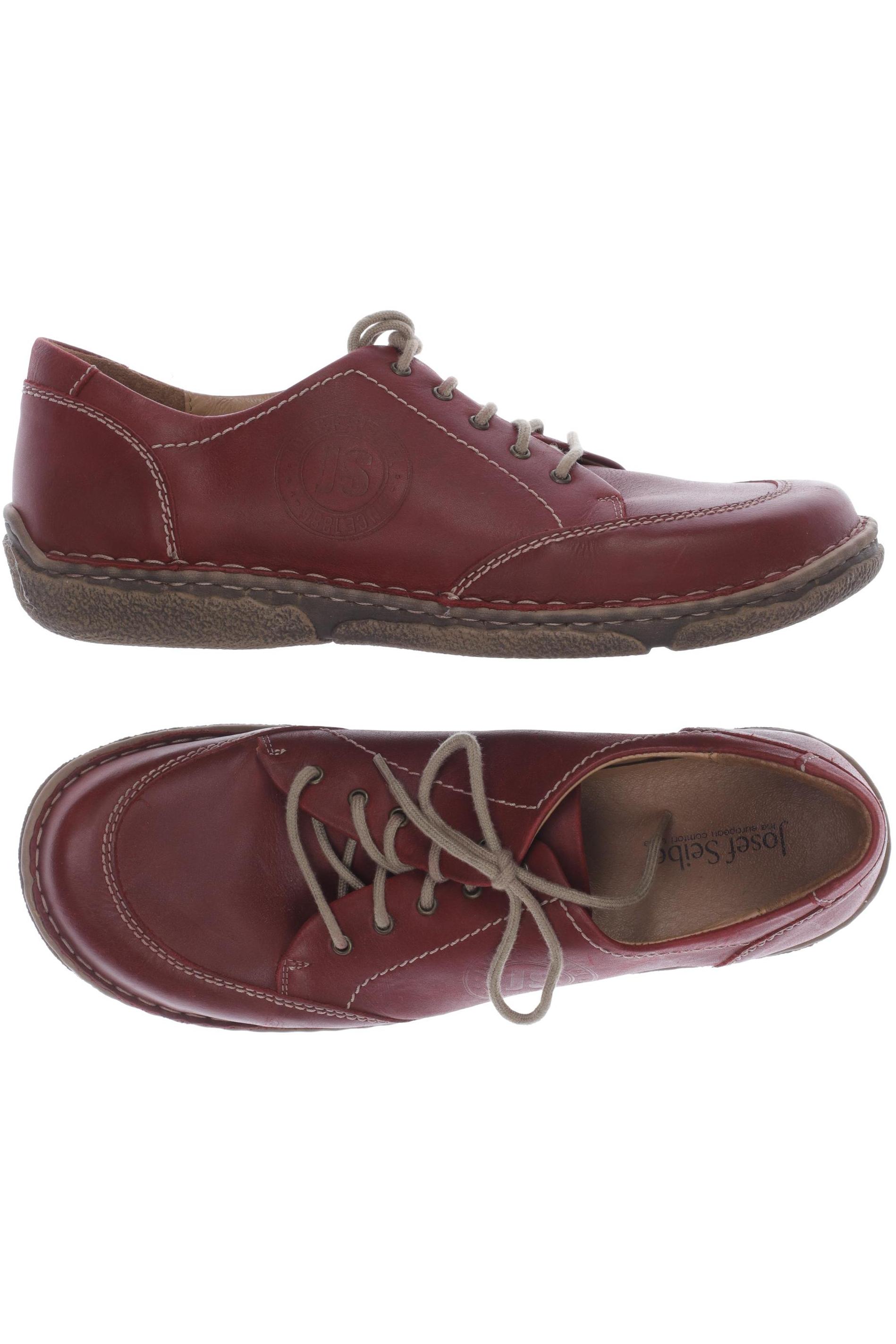 

Josef Seibel Damen Halbschuh, rot, Gr. 43
