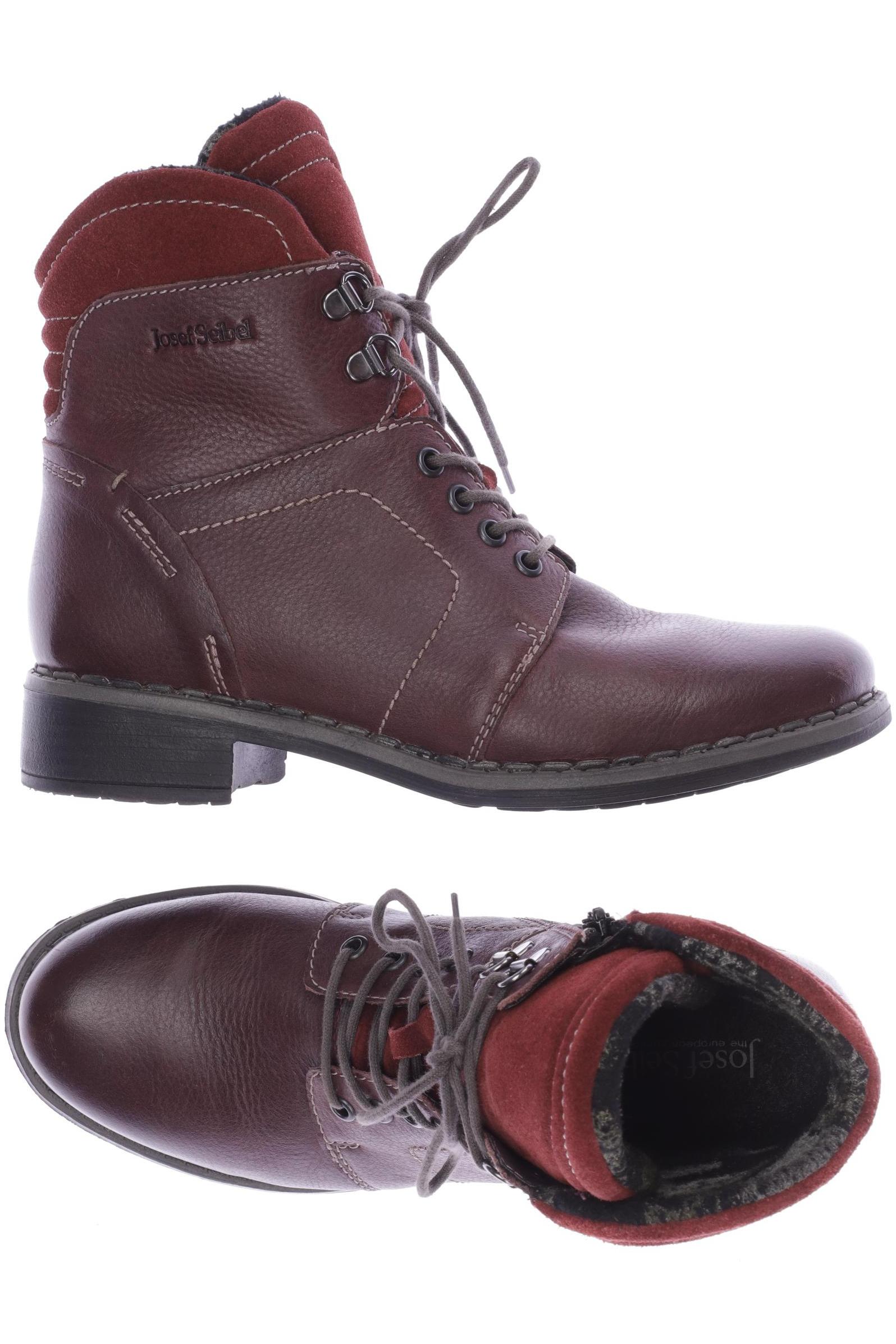 

Josef Seibel Damen Stiefelette, bordeaux, Gr. 38