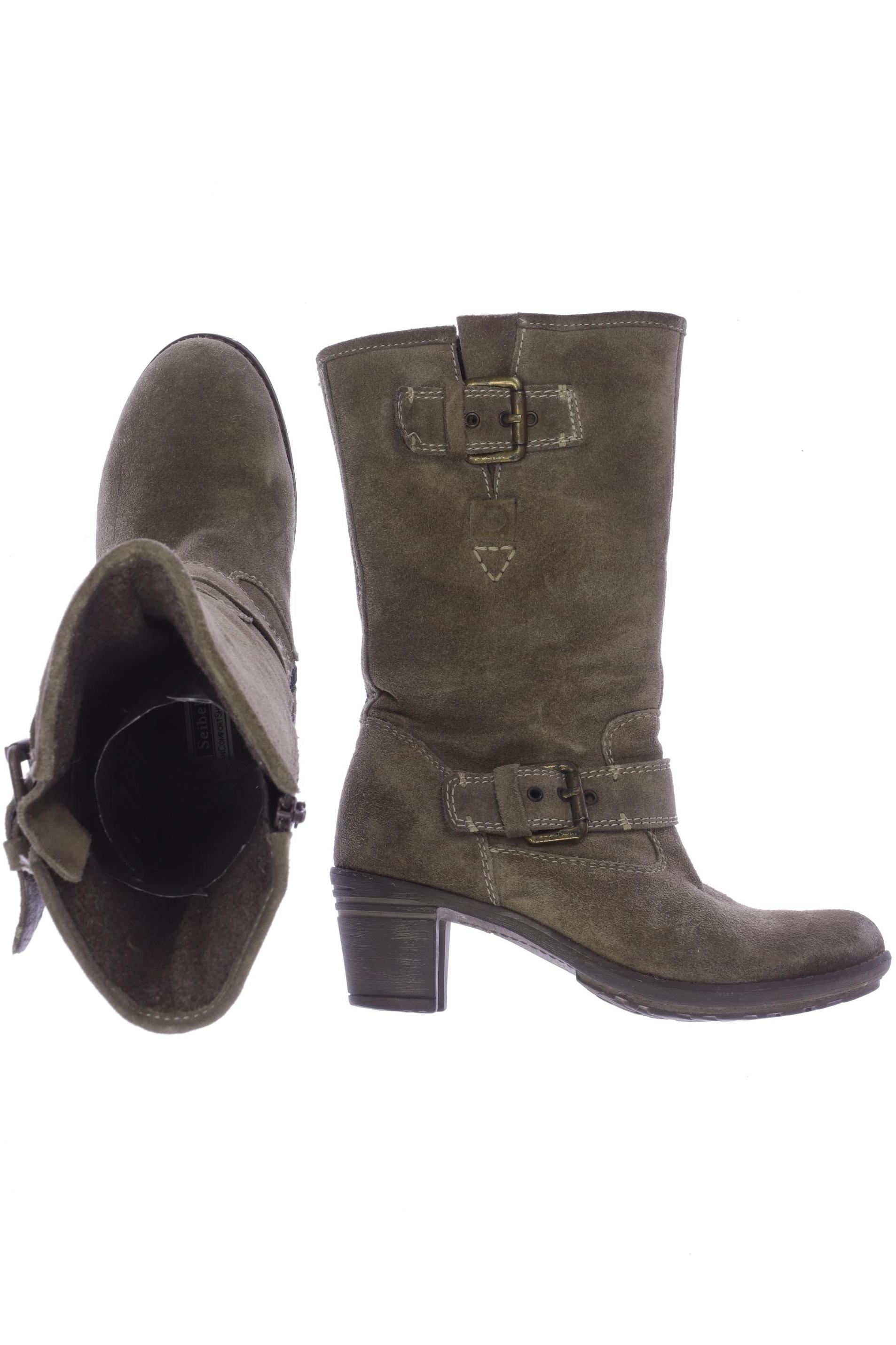 

Josef Seibel Damen Stiefel, grün, Gr. 38