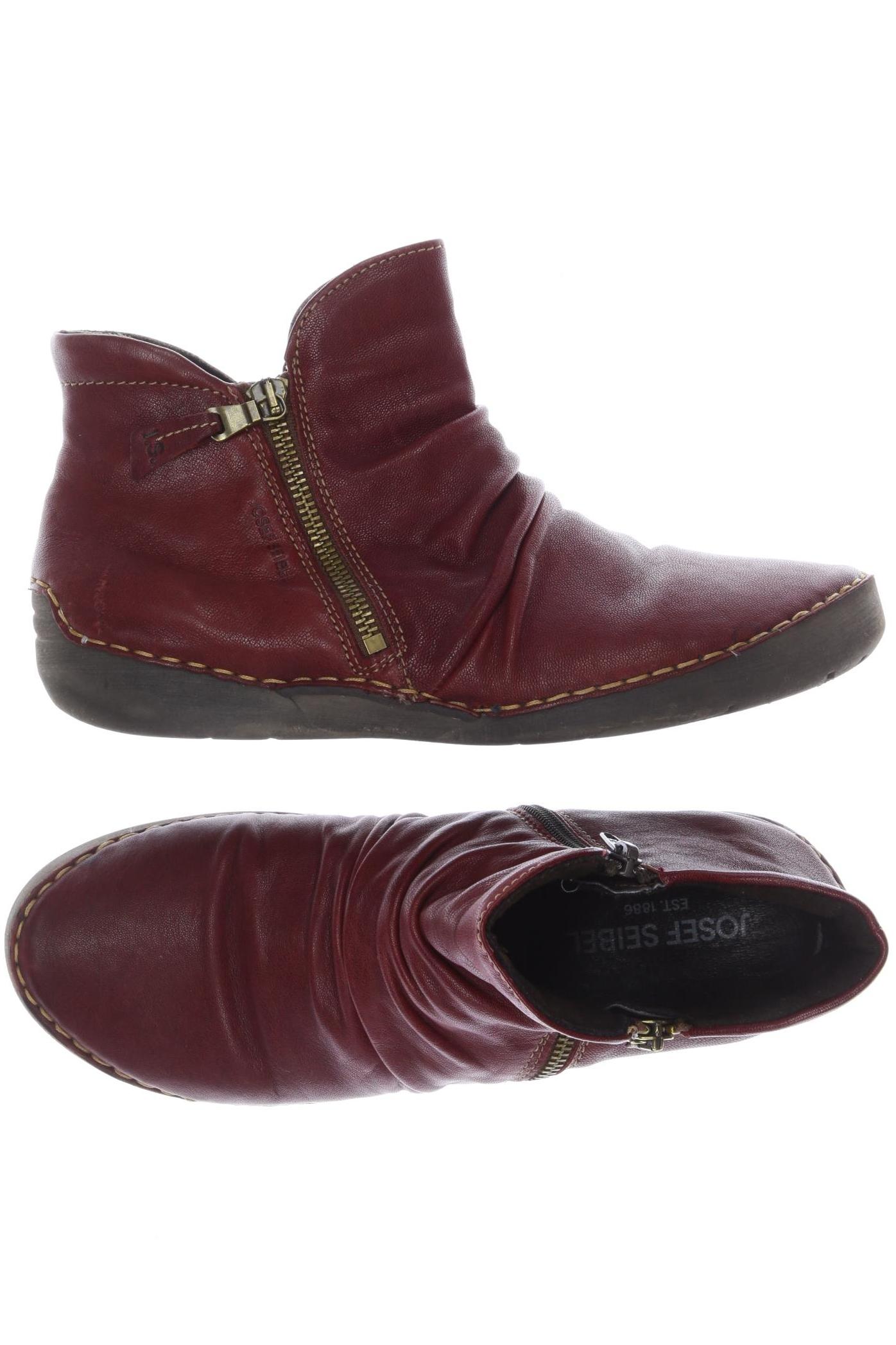 

Josef Seibel Damen Stiefelette, bordeaux, Gr. 39